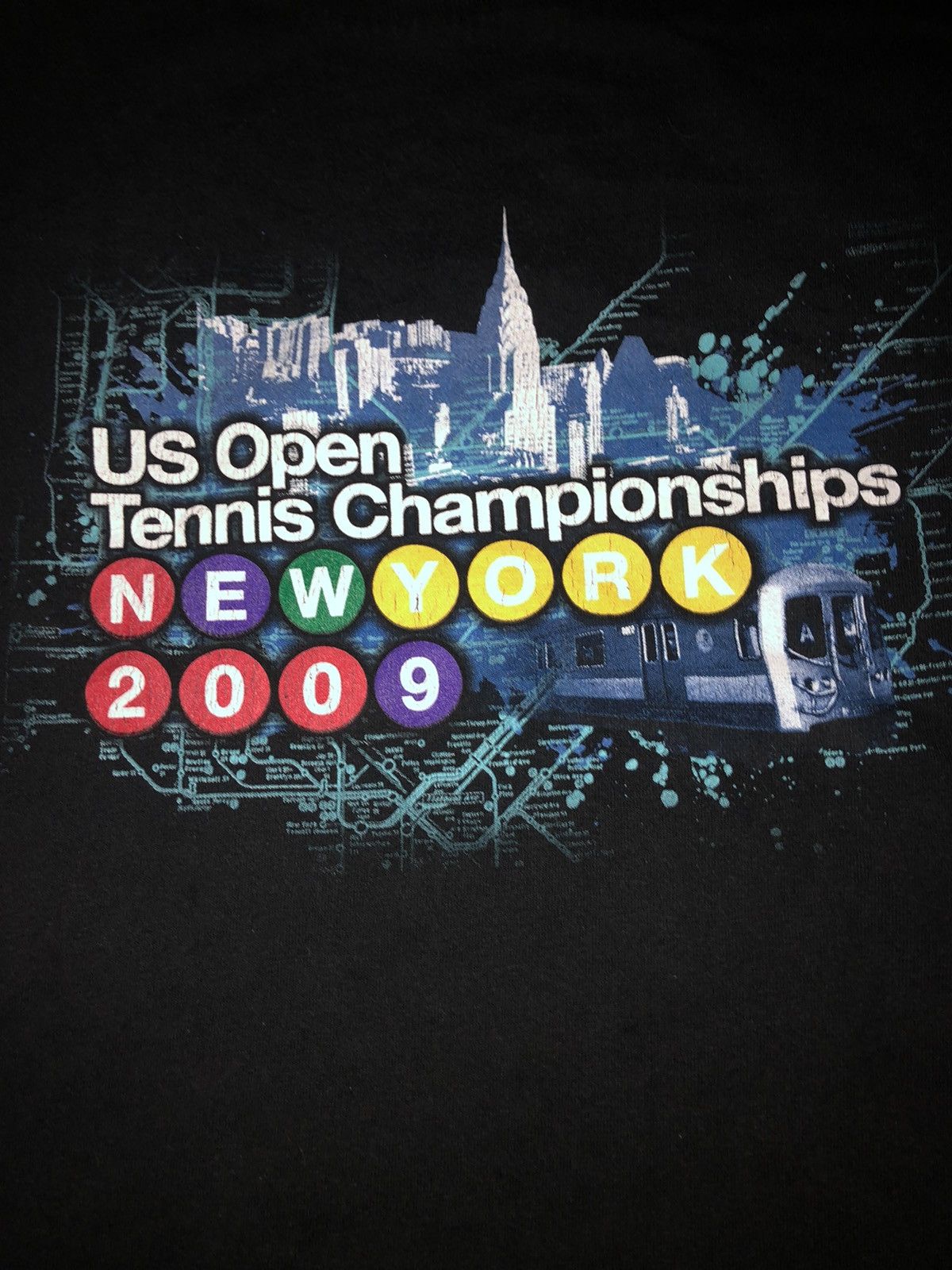 Other Vintage US Open Tennis Tee Size US L / EU 52-54 / 3 - 2 Thumbnail