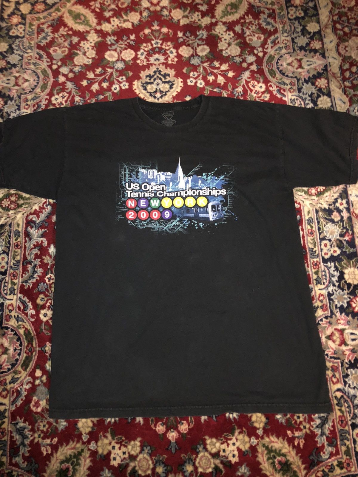 Other Vintage US Open Tennis Tee Size US L / EU 52-54 / 3 - 1 Thumbnail