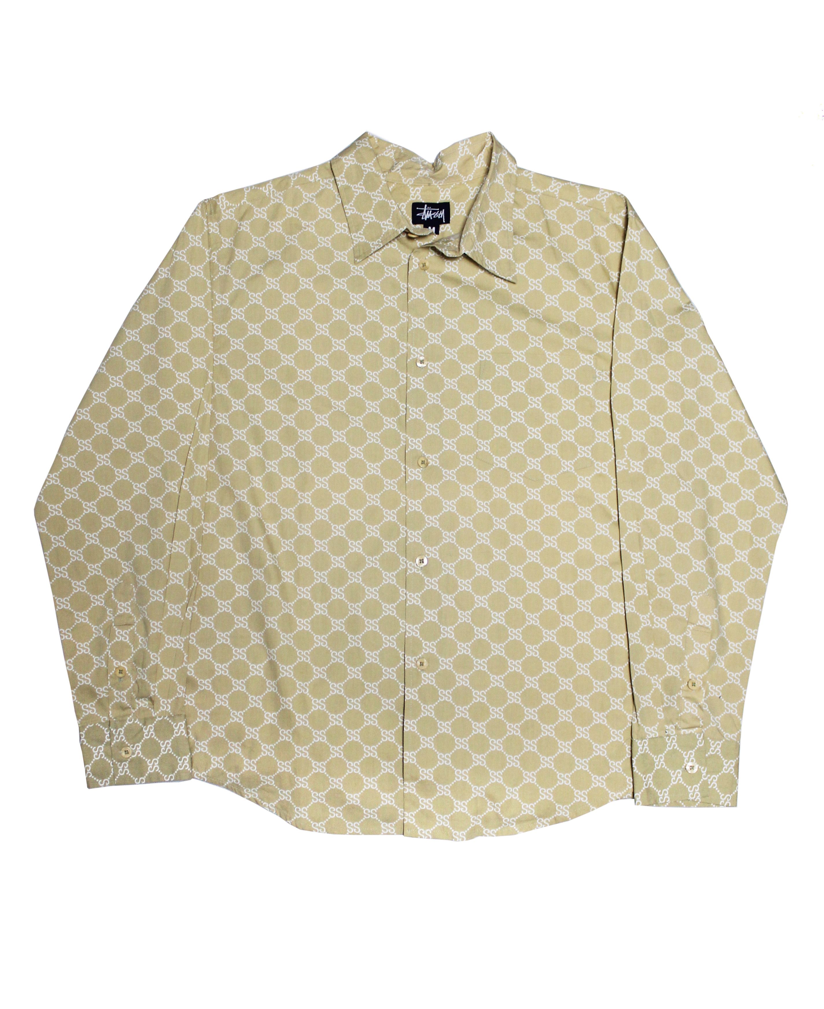 old stussy モノグラム　GUCCI Vintage 90s Stussy Stucci Sample Bag Color Brown Gucci