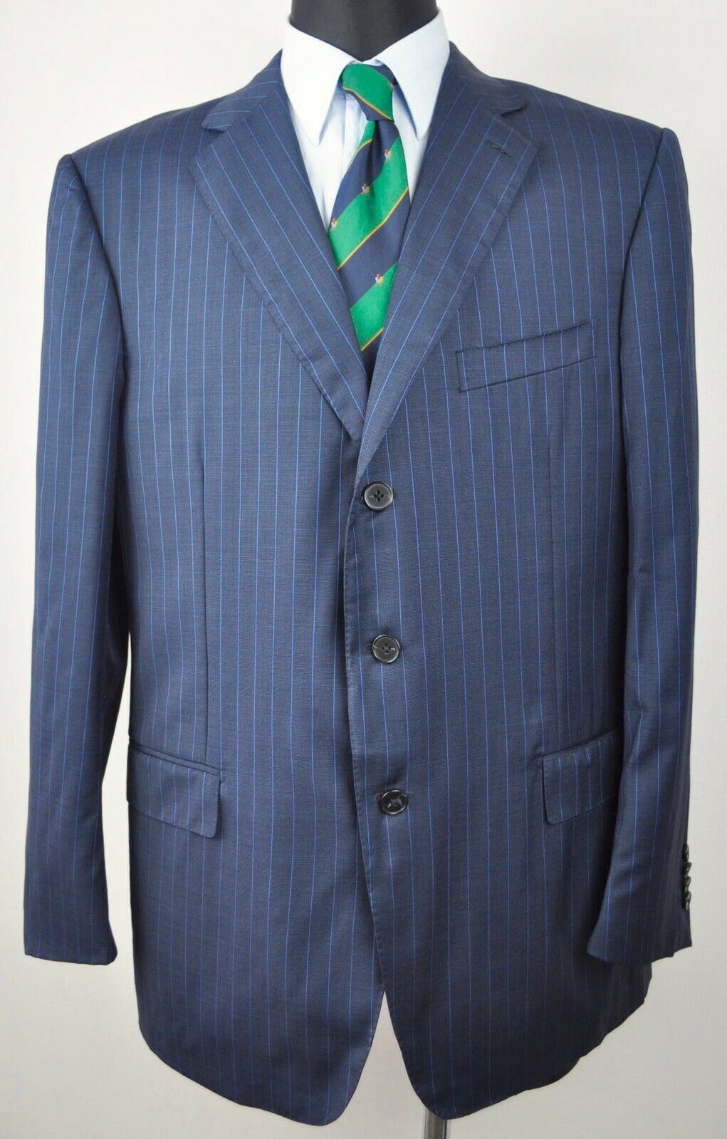 Ermenegildo Zegna ERMENEGILDO ZEGNA 'Roma' Wool Silk Blazer Coat Jacket Size 44R - 1 Thumbnail