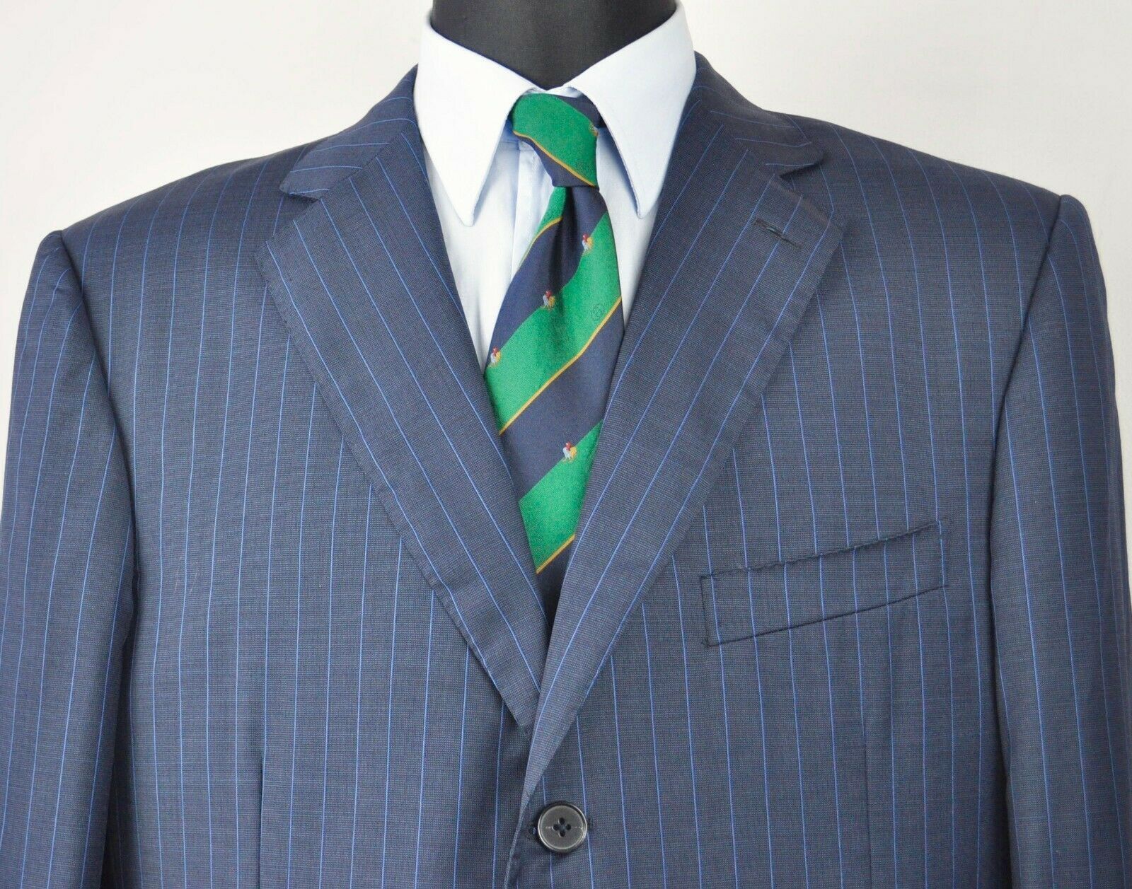 Ermenegildo Zegna ERMENEGILDO ZEGNA 'Roma' Wool Silk Blazer Coat Jacket Size 44R - 2 Thumbnail