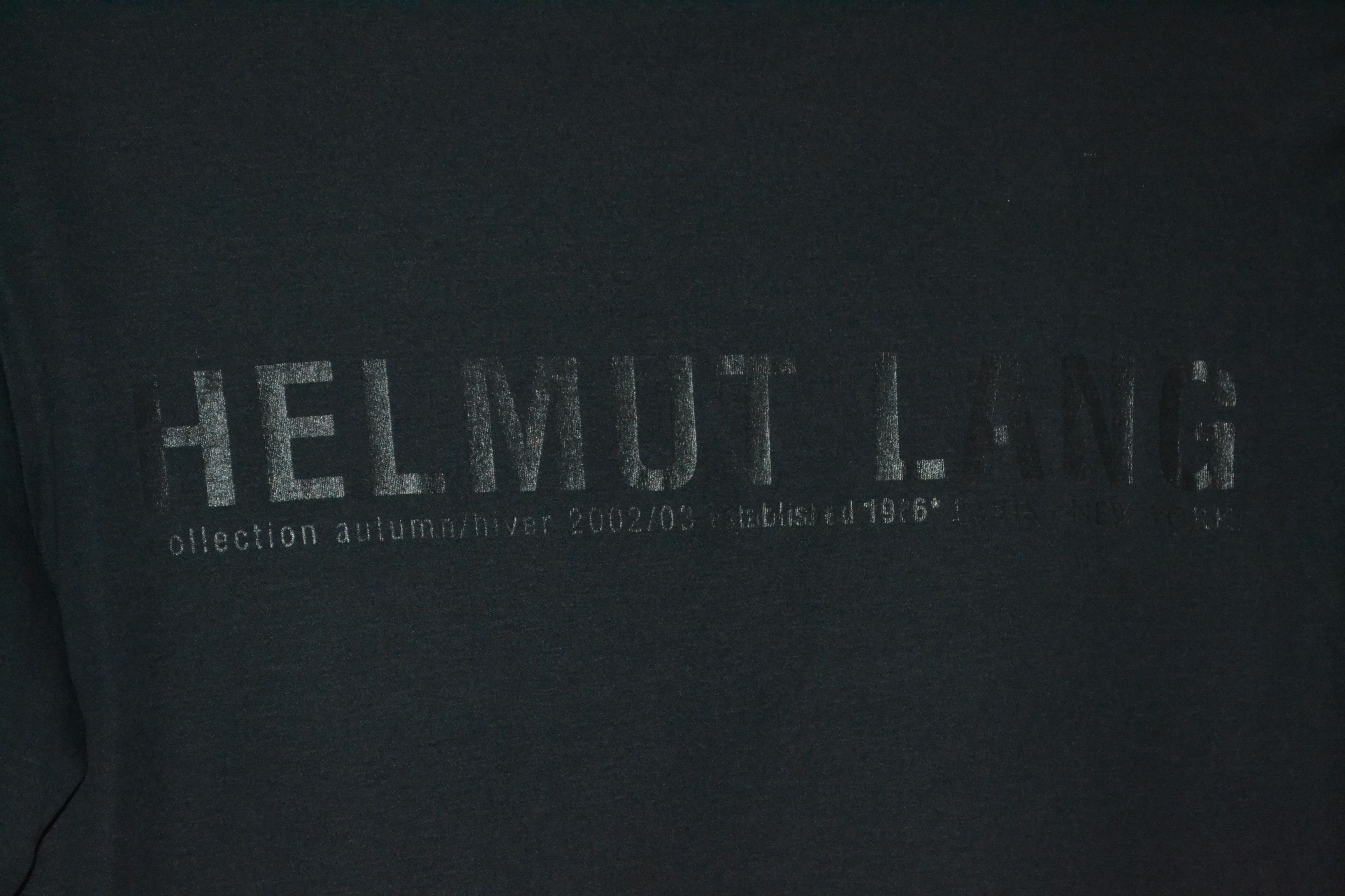 Helmut Lang Helmut Lang 2002 Structured Backstage T-Shirt Longsleeve Size US XS / EU 42 / 0 - 6 Thumbnail