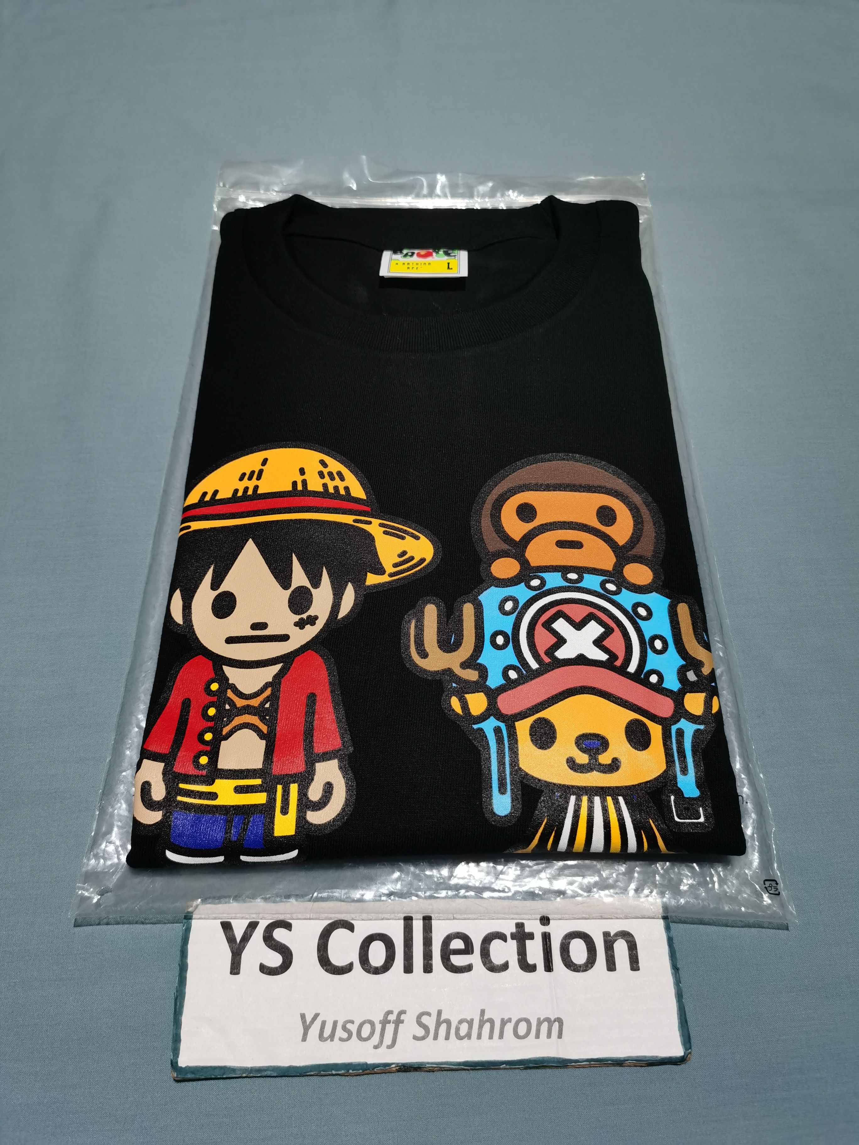 Bape Bape X One Piece Luffy And Chopper Tee Grailed 