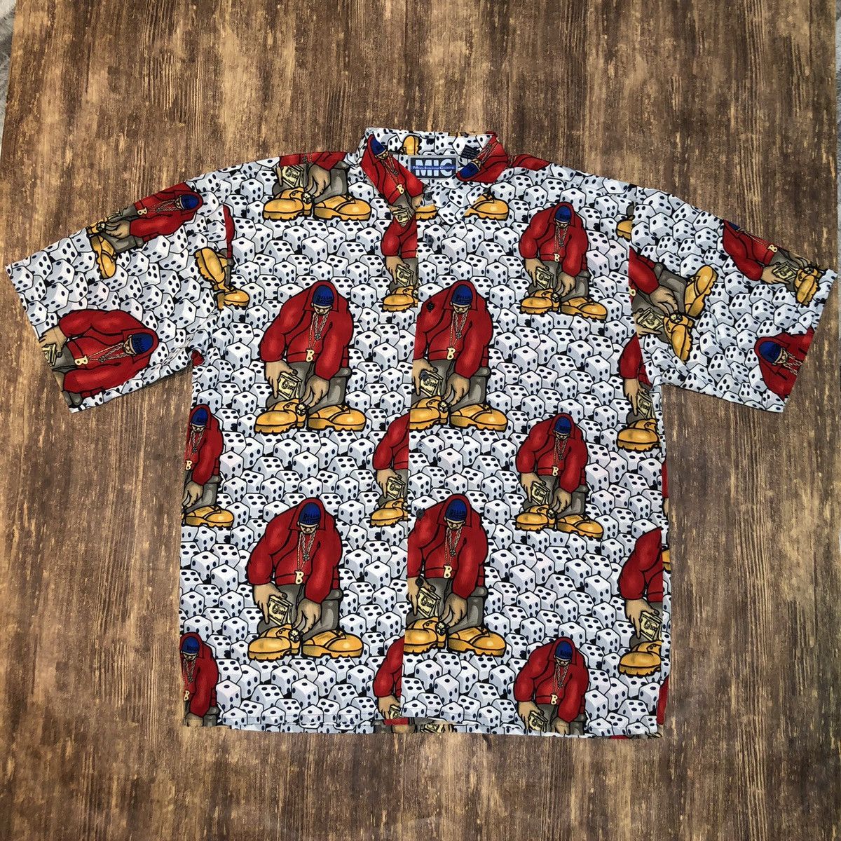 Vintage Vintage MIC Mega Industrial Clothing Rap Dice Tee Grailed