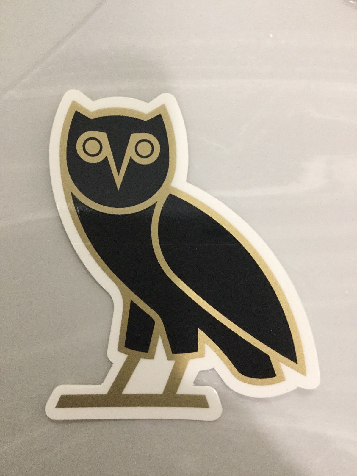 OVO Classic OWL logo Sticker Raptors - 100% Authentic