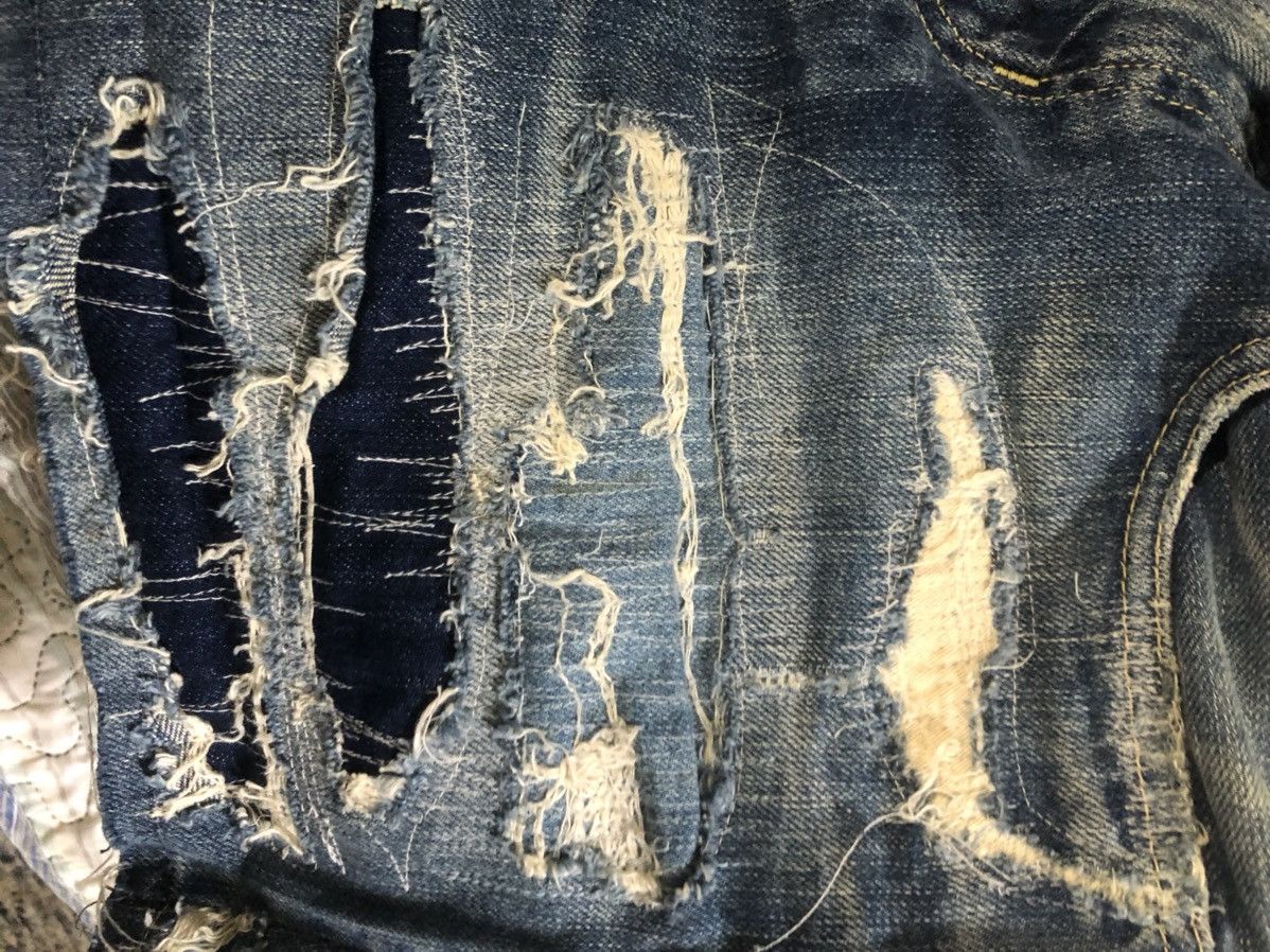 Hysteric Glamour Oversized Repaired Hysteric Denim Shorts Size US 32 / EU 48 - 4 Thumbnail