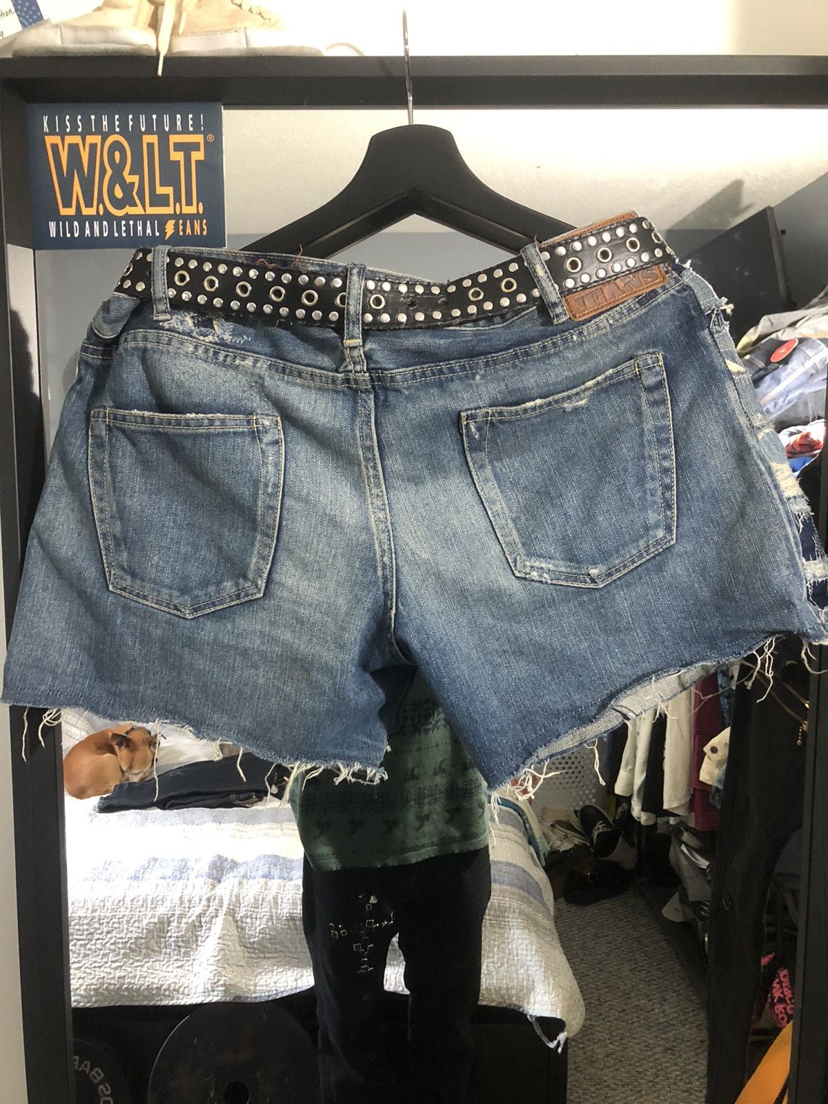 Hysteric Glamour Oversized Repaired Hysteric Denim Shorts Size US 32 / EU 48 - 3 Thumbnail