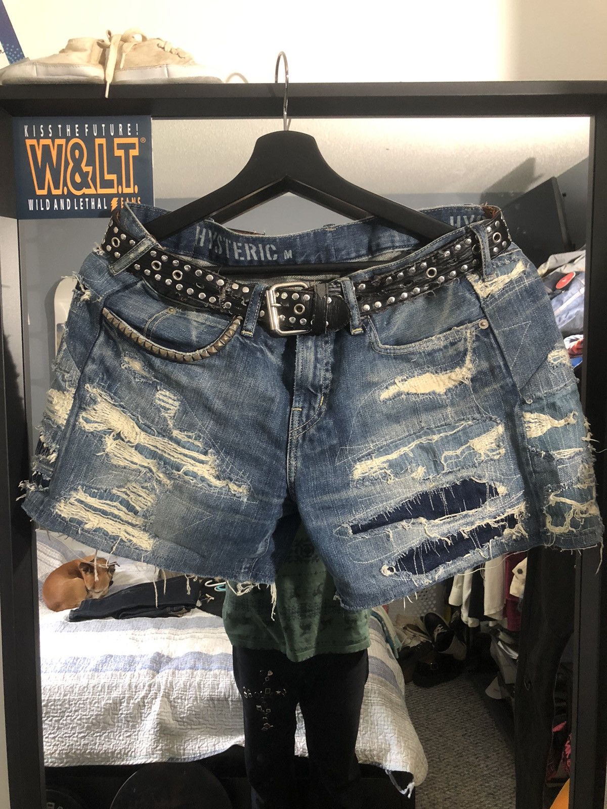 Hysteric Glamour Oversized Repaired Hysteric Denim Shorts Size US 32 / EU 48 - 1 Thumbnail