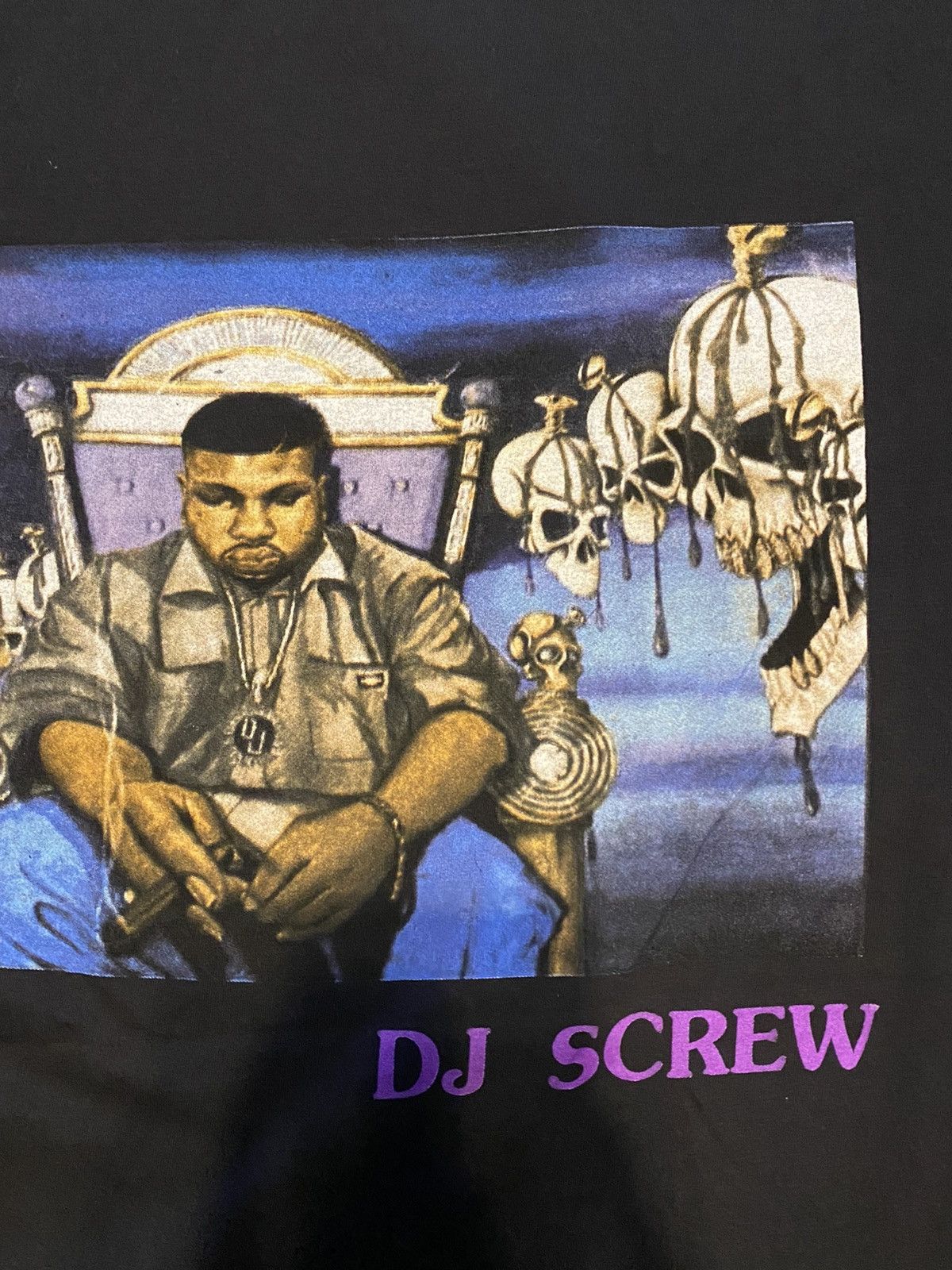 Travis Scott RIP DJ Screw Tee Size US XL / EU 56 / 4 - 7 Thumbnail