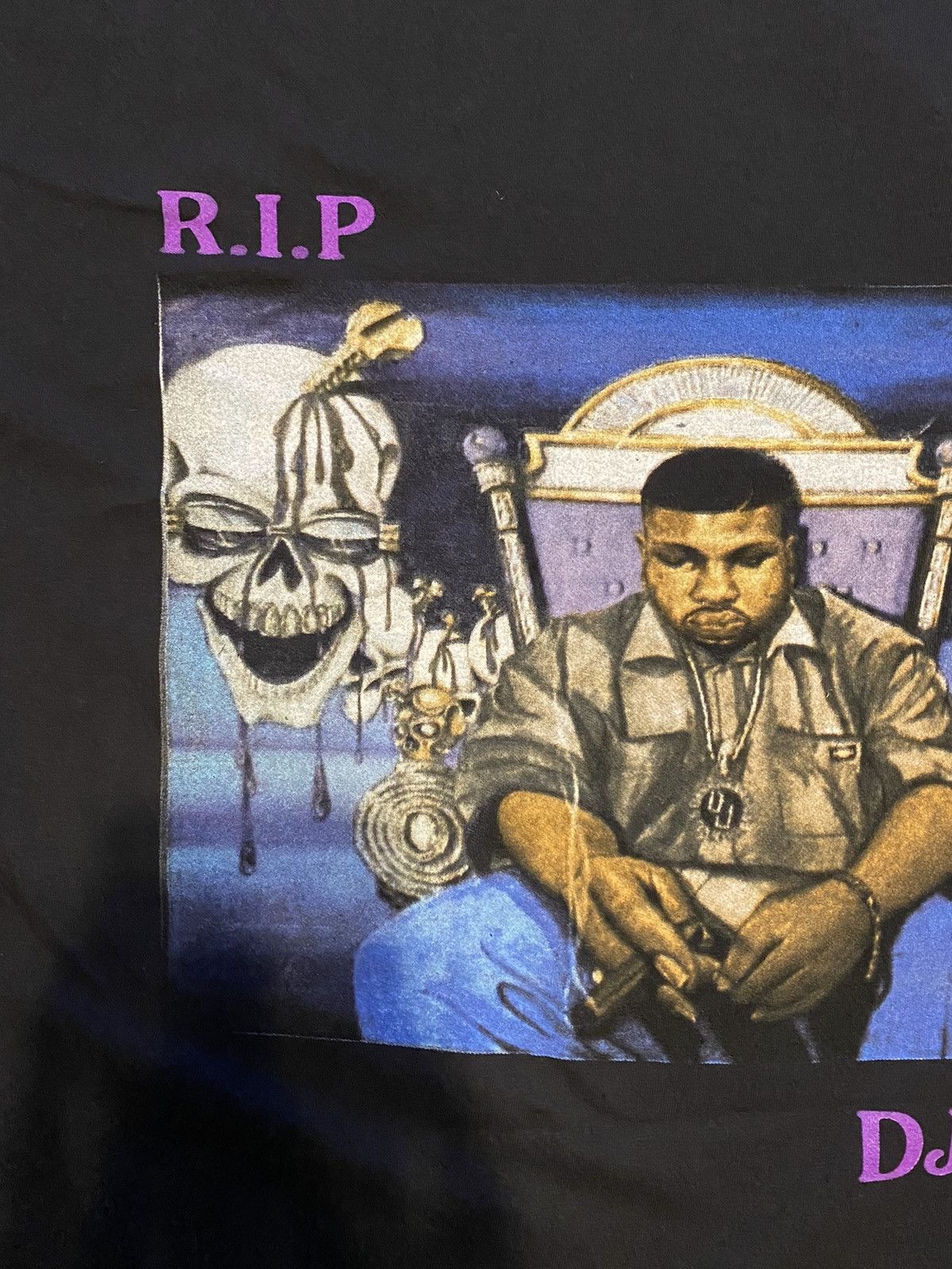 Travis Scott RIP DJ Screw Tee Size US XL / EU 56 / 4 - 6 Thumbnail