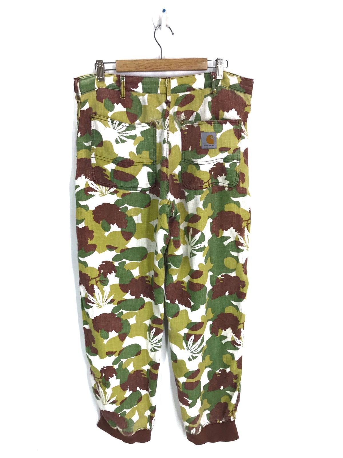 Carhartt CARHARTT Camouflage Linen distressed Pants Size US 34 / EU 50 - 9 Thumbnail