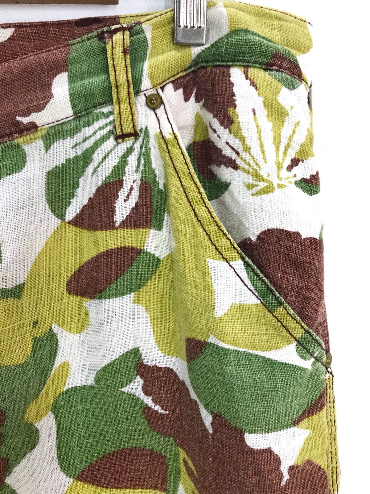 Carhartt CARHARTT Camouflage Linen distressed Pants Size US 34 / EU 50 - 8 Thumbnail