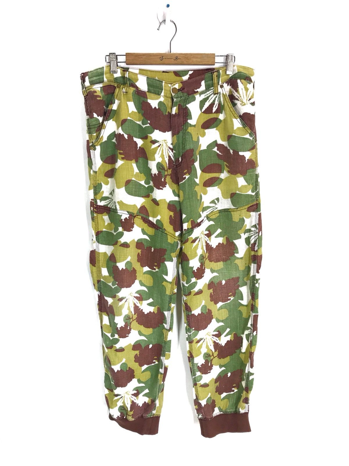 Carhartt CARHARTT Camouflage Linen distressed Pants Size US 34 / EU 50 - 2 Thumbnail