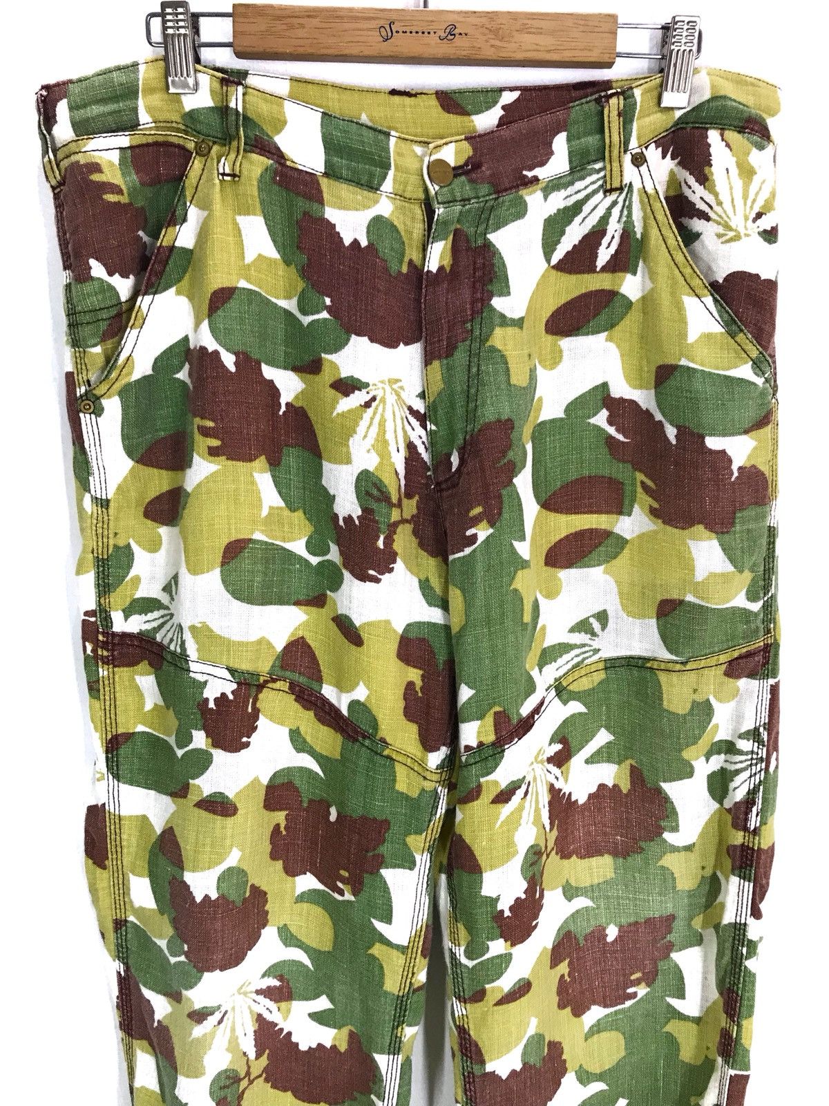 Carhartt CARHARTT Camouflage Linen distressed Pants Size US 34 / EU 50 - 3 Thumbnail