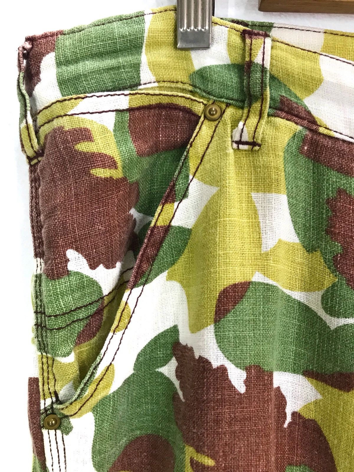 Carhartt CARHARTT Camouflage Linen distressed Pants Size US 34 / EU 50 - 7 Thumbnail