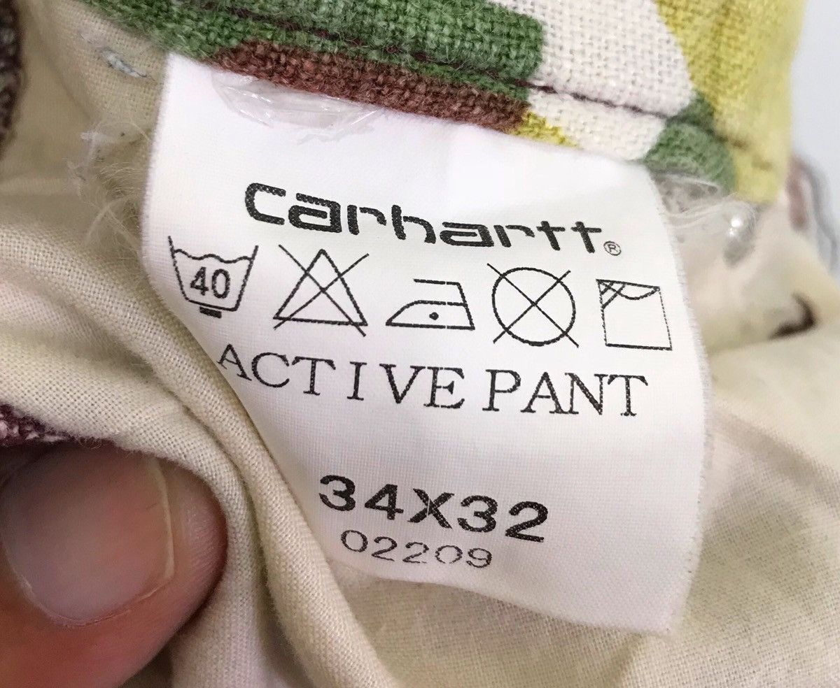 Carhartt CARHARTT Camouflage Linen distressed Pants Size US 34 / EU 50 - 16 Thumbnail