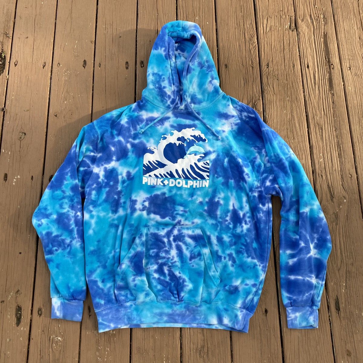 Pink Dolphin Bright Tie Dye Hoodie Grailed