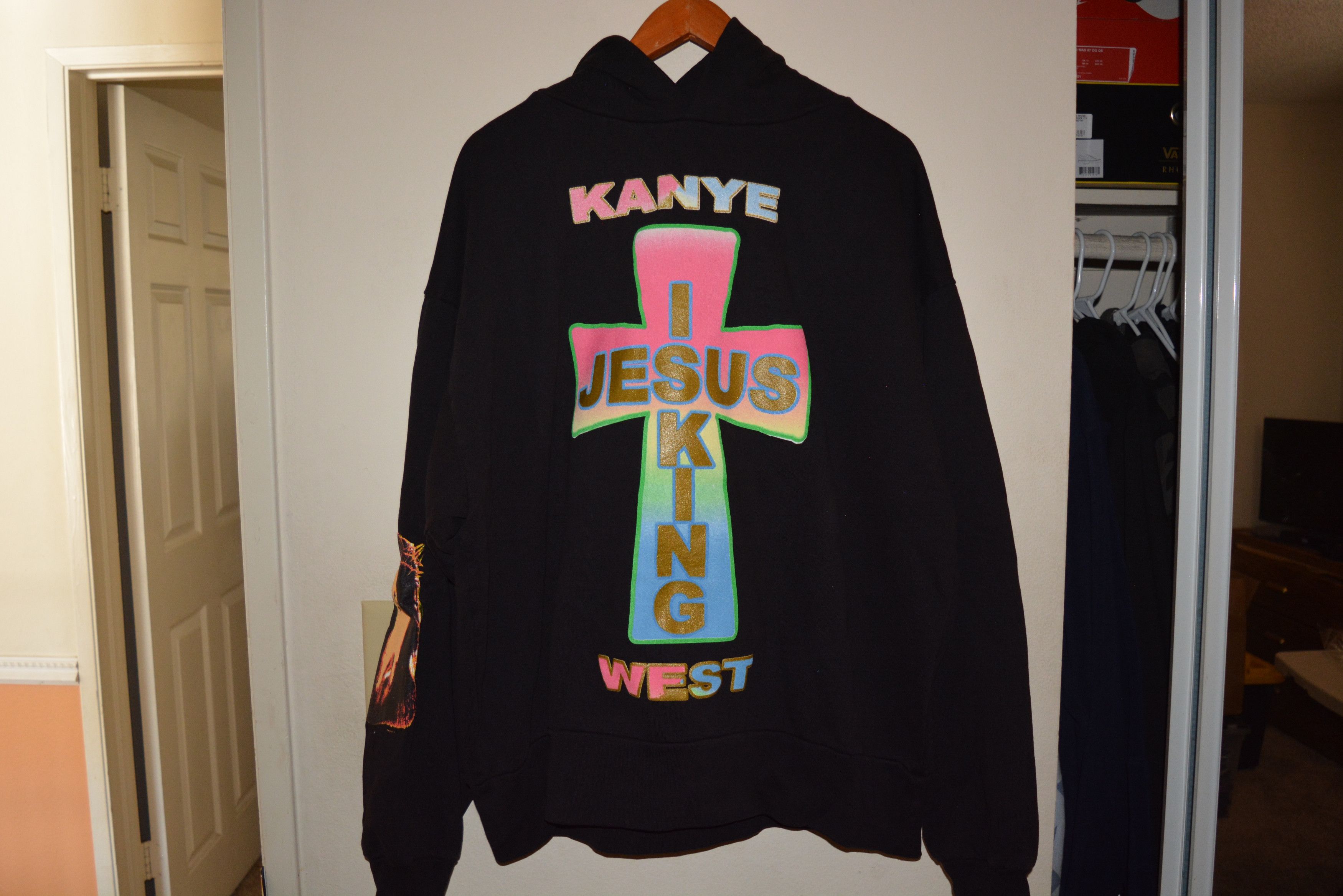 AWGE × Kanye West DS Kanye Awge For JIK Jesus Is King Merch Cross ...