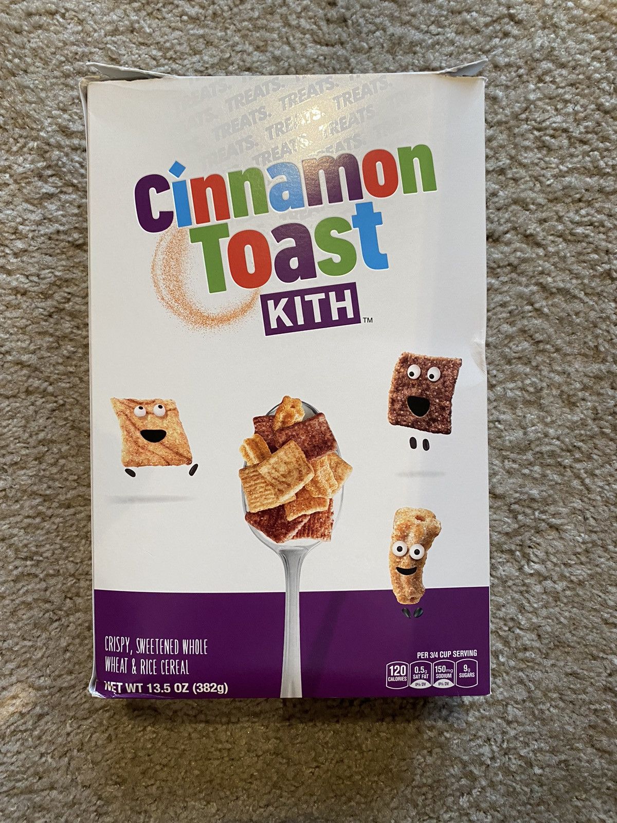 Kith Kith cereal Cinnamon Toast Crunch box | Grailed