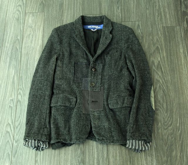 junya watanabe patchwork blazer