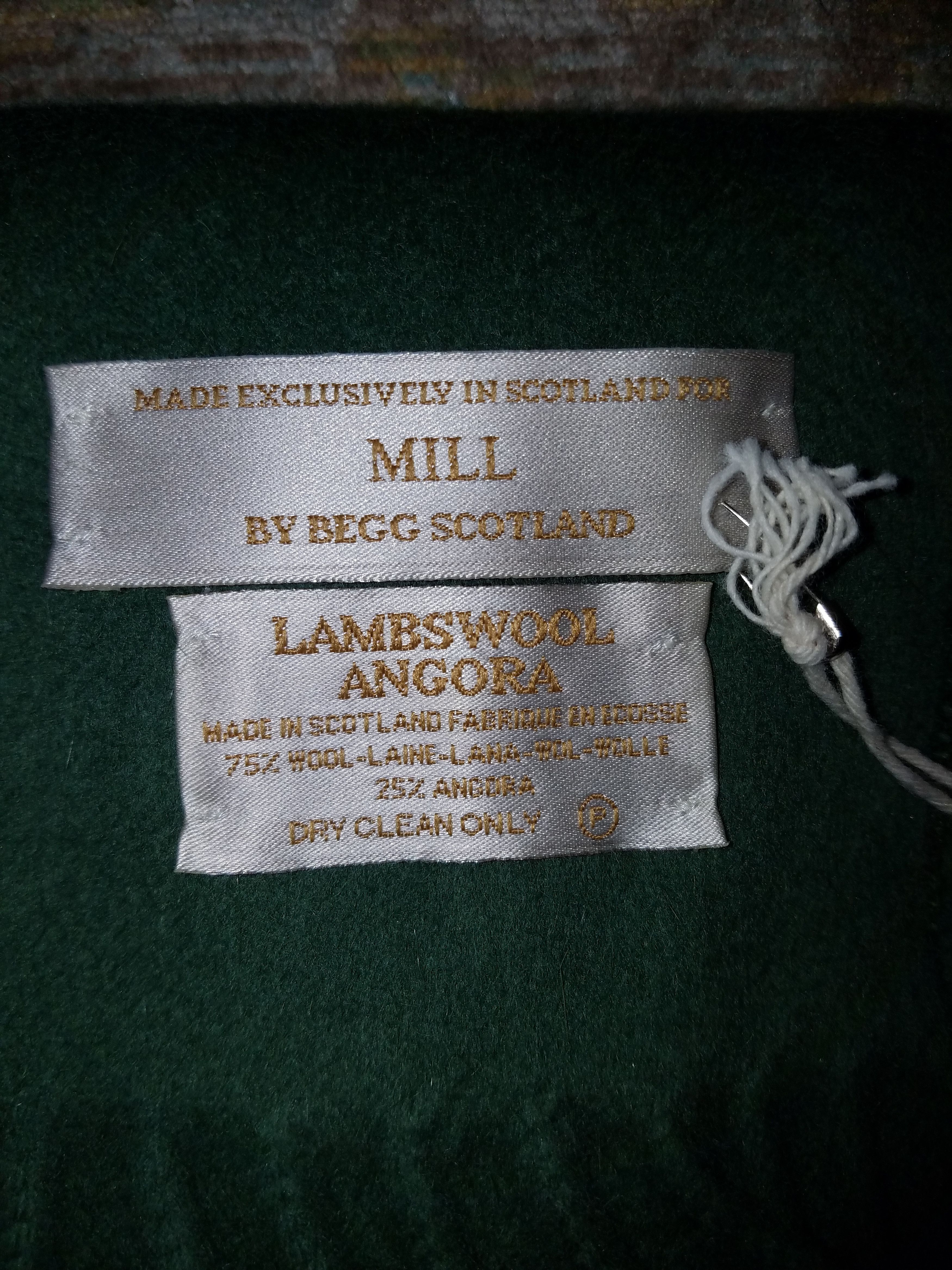 Begg x Co MILL lambswool angora scarf Size ONE SIZE - 2 Thumbnail