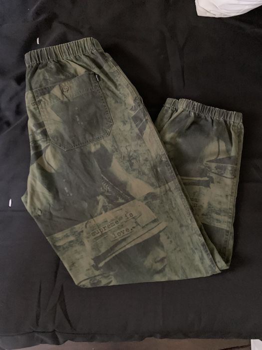 Supreme Supreme Is Love Skate Pant Olive | Grailed