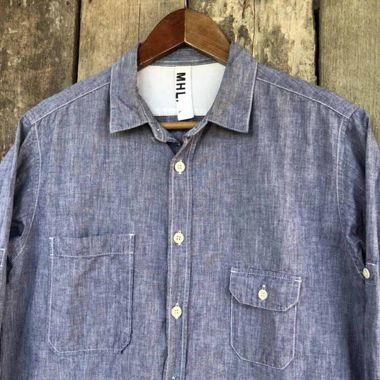 Margaret Howell MHL. Sailor Button Up Shirt Size US L / EU 52-54 / 3 - 3 Thumbnail