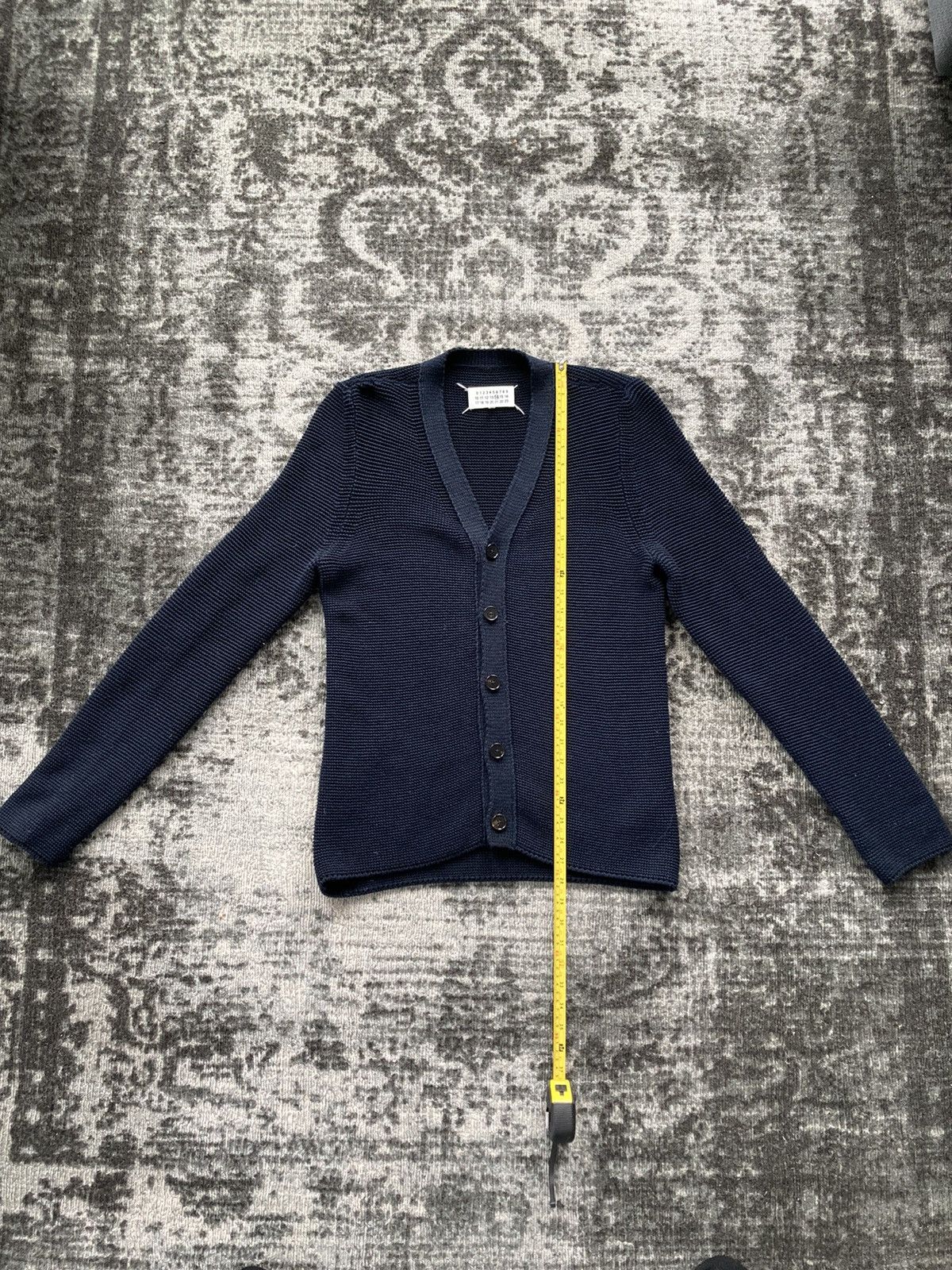 Maison Margiela Navy Knitted Cardigan Size US M / EU 48-50 / 2 - 2 Thumbnail
