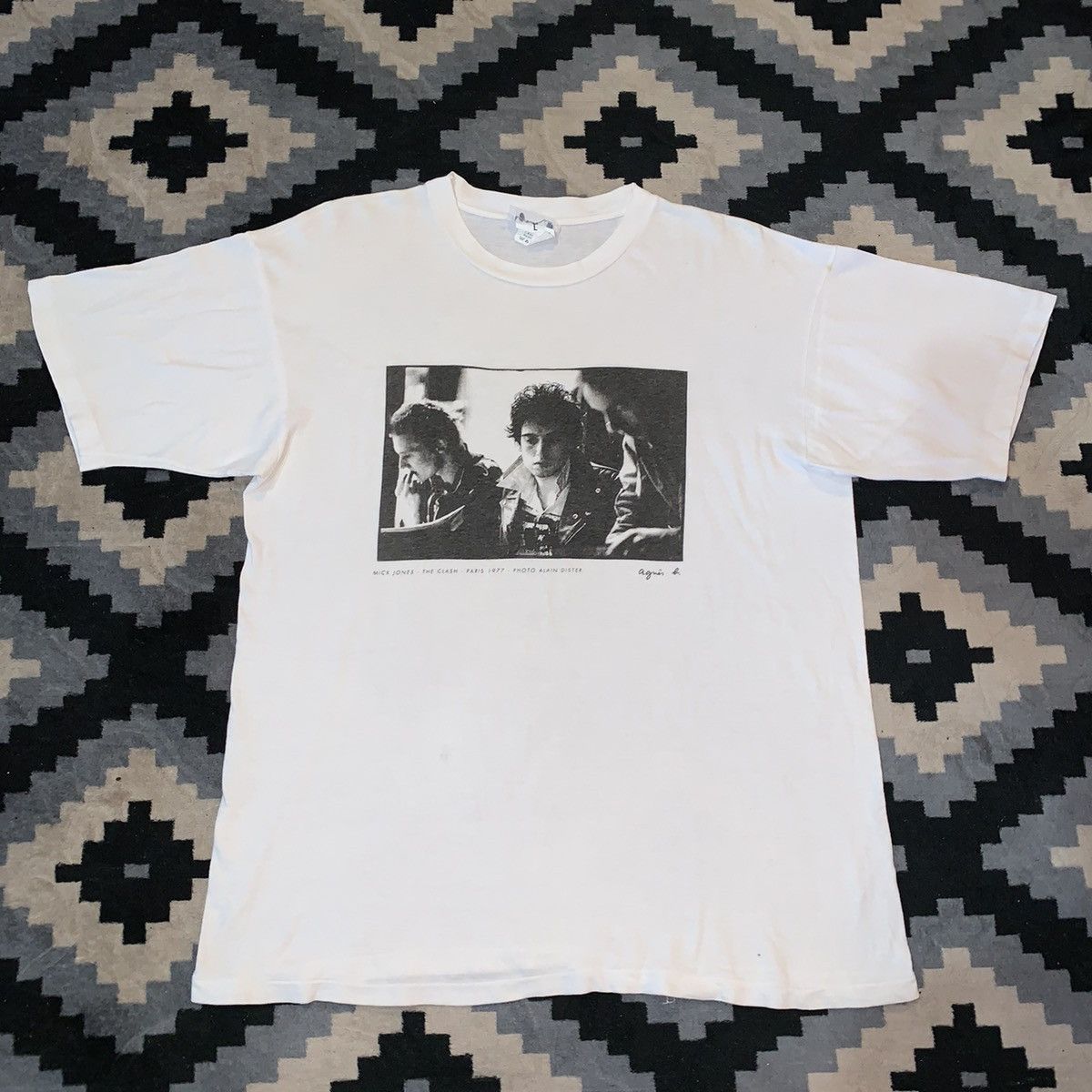 Agnes B. × Designer × Vintage Vintage Agnes B Printed Mick Jones 