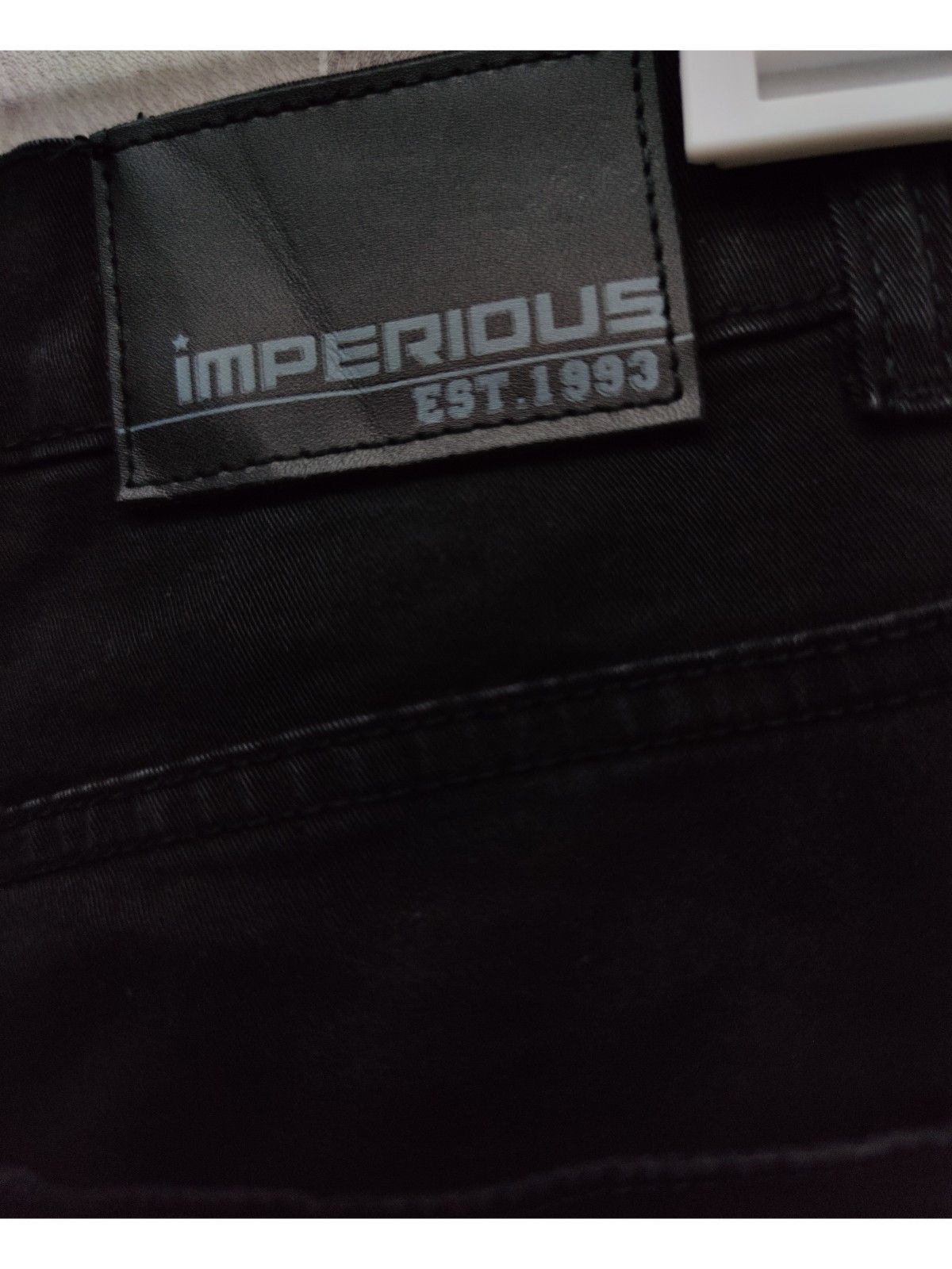 Imperious × Seditionaries IMP Punk Rock Ripped Zipper Knee Stretchy Skinny Pants Size US 33 - 13 Thumbnail