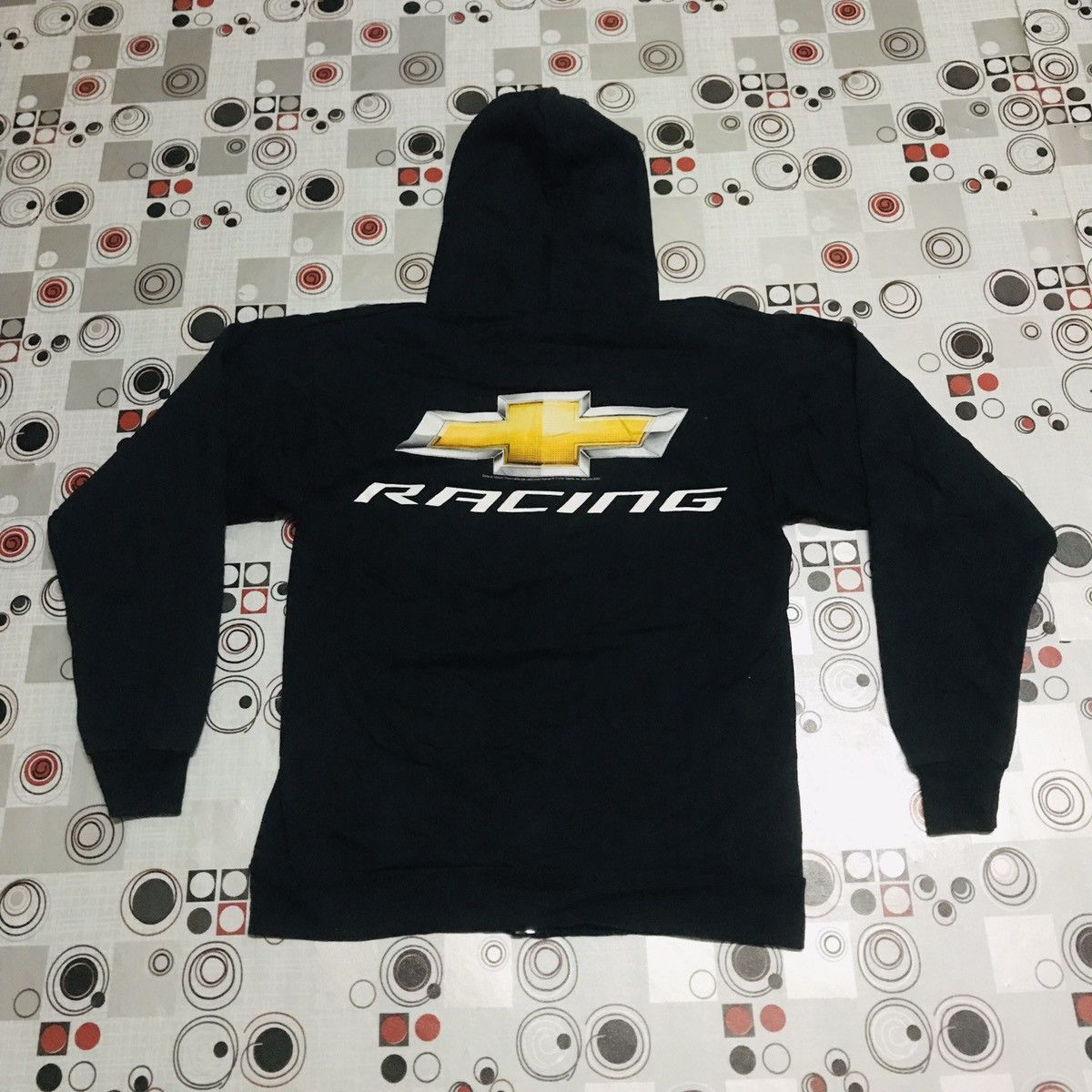 Vintage Chevrolet Racing Team Hoodie Zip Ups
