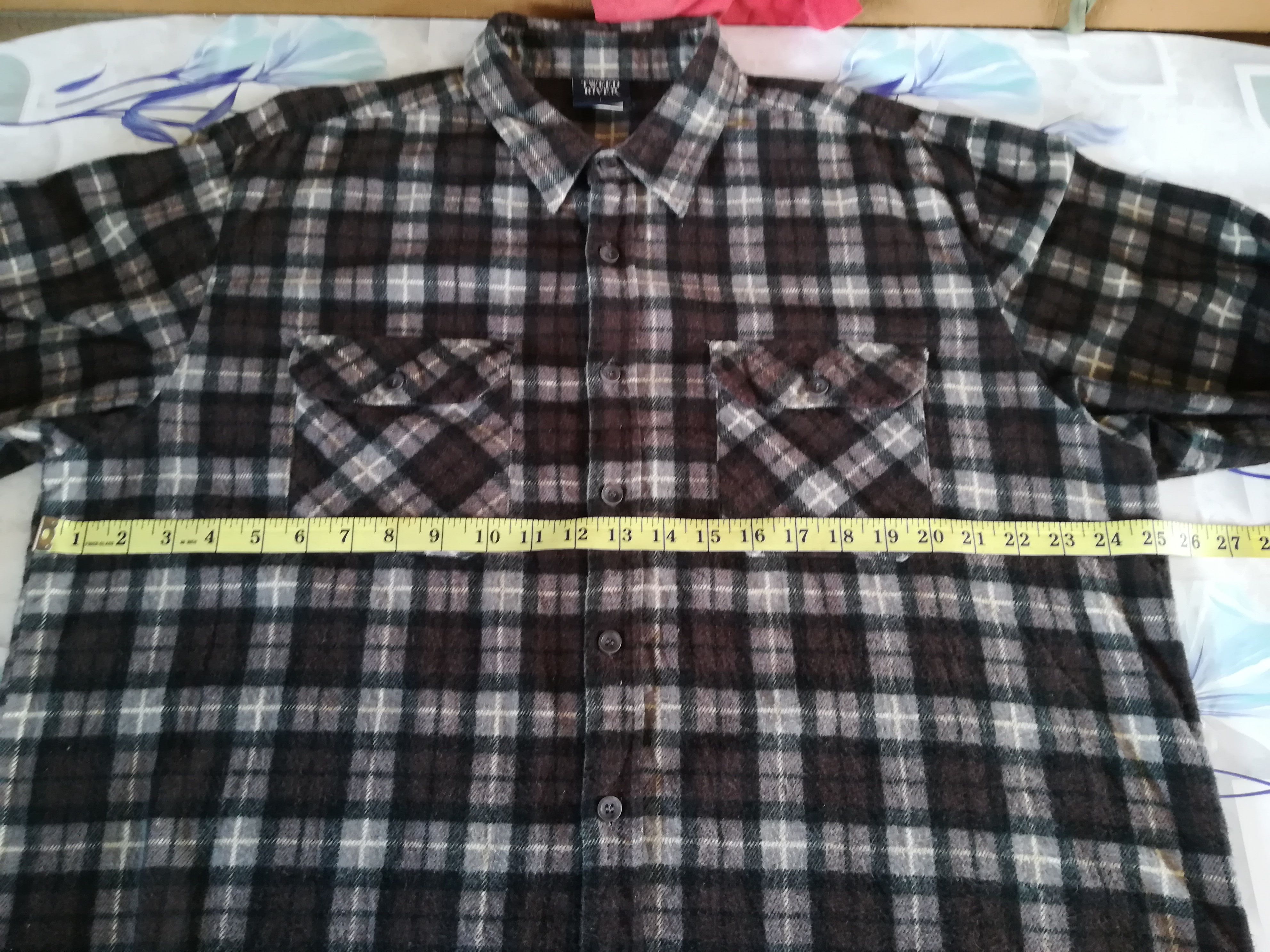 Designer × Flannel Tweed River Double Pocket Flannel Size US XL / EU 56 / 4 - 5 Thumbnail