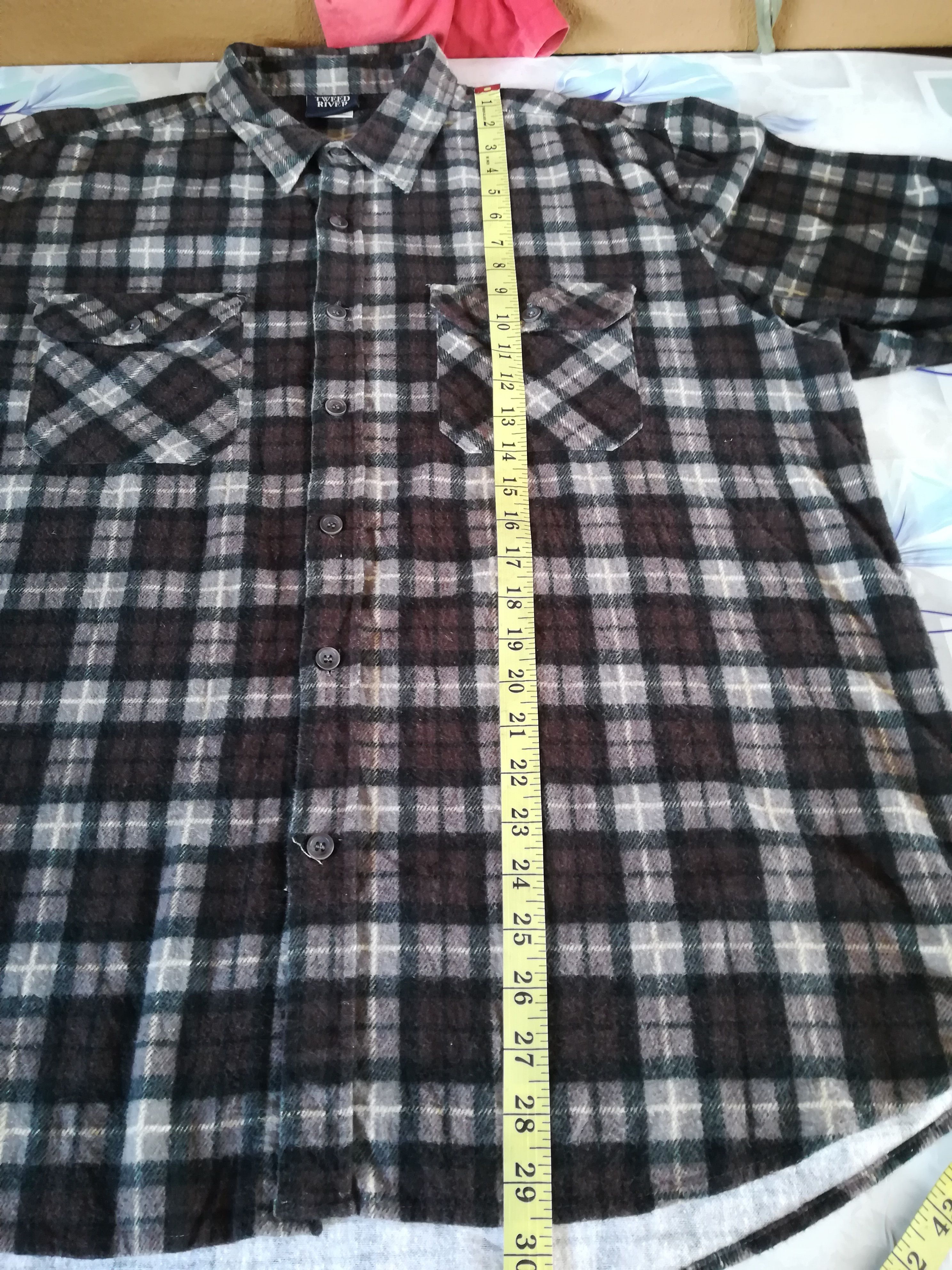 Designer × Flannel Tweed River Double Pocket Flannel Size US XL / EU 56 / 4 - 4 Thumbnail