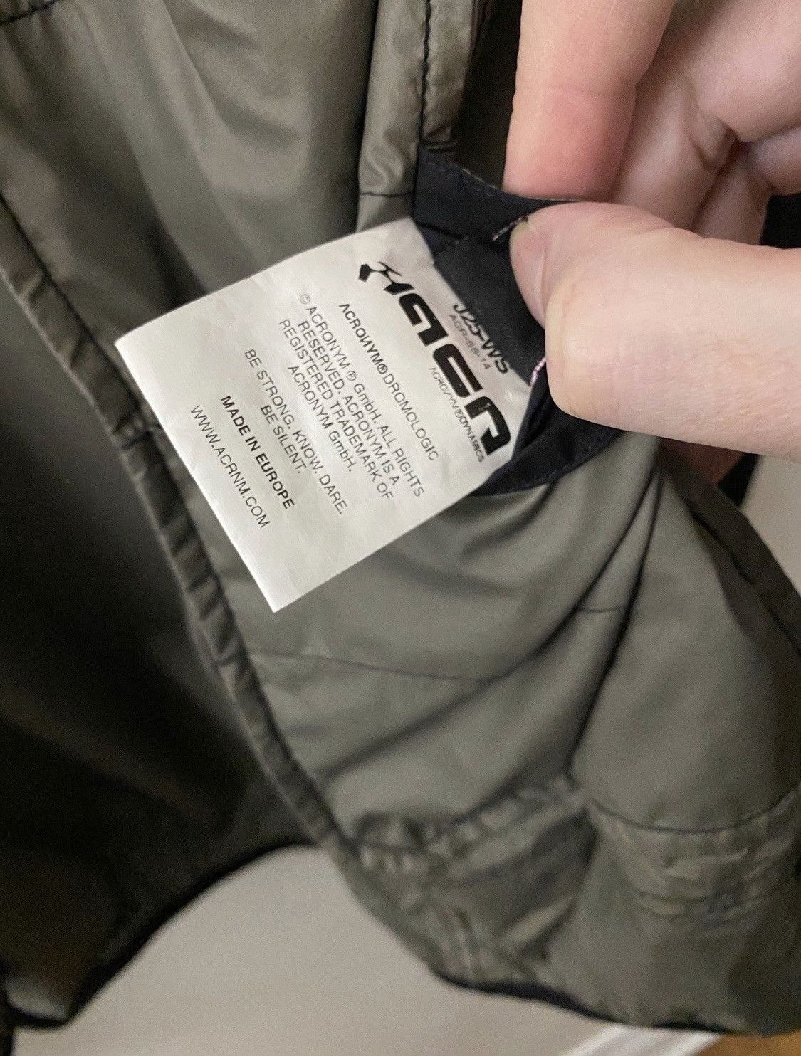 Acronym Acronym J25-WS Packable Shell | Grailed