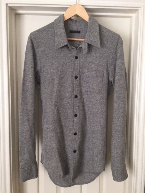 Unis Grey Linen/Cotton shirt Size US S / EU 44-46 / 1 - 1 Preview