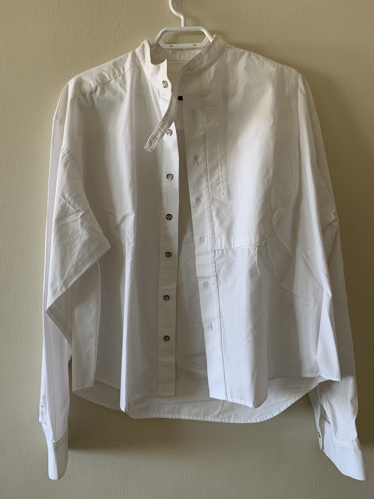 image of Sp Badu Long Sleeve Shirt in White, Men's (Size XL)