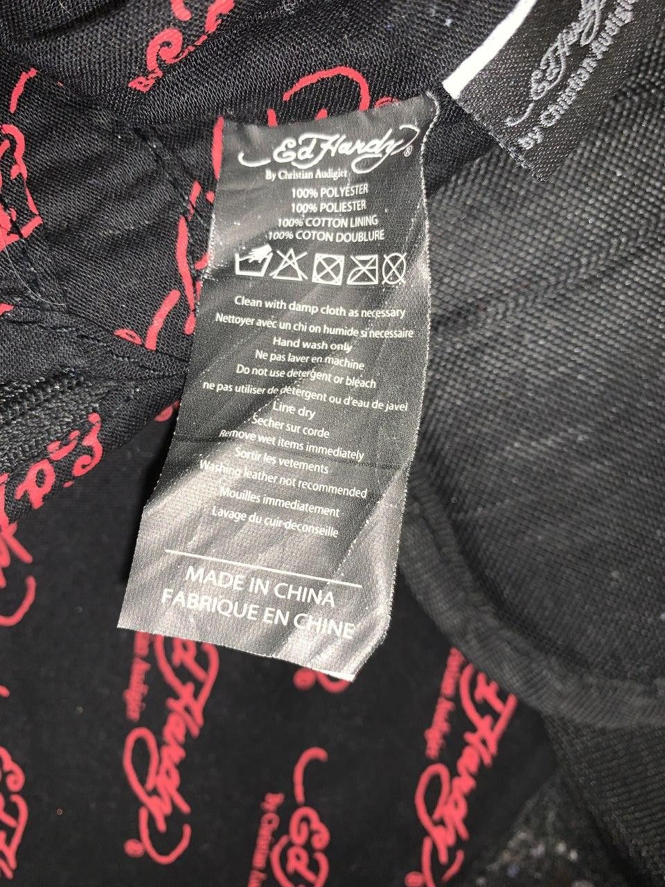 Christian Audigier Ed Hardy "Love Kills Slowly" Black Shoulder Bag Size ONE SIZE - 7 Thumbnail