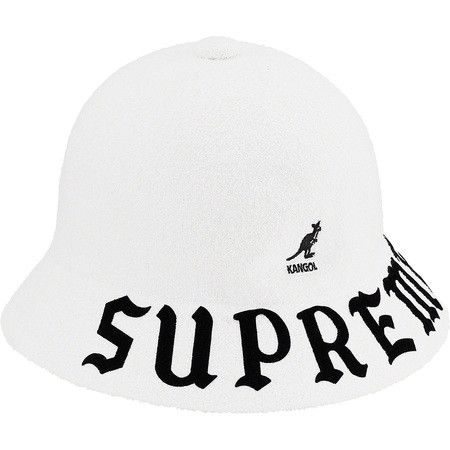 Supreme Supreme x Kangol Bermuda Casual Hat Large White | Grailed