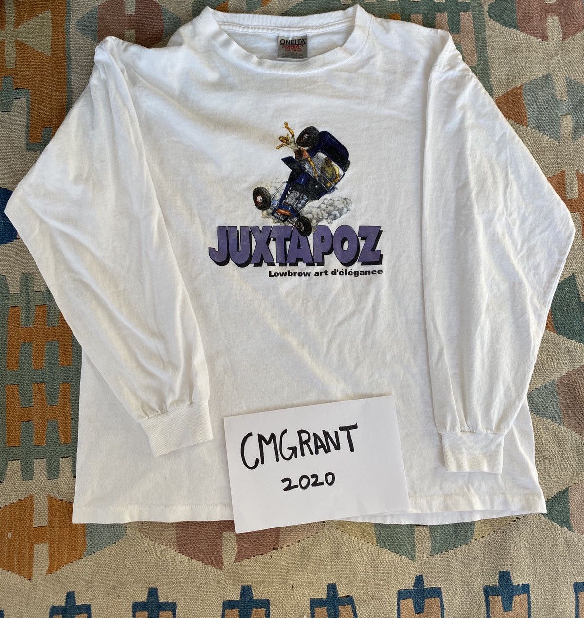 Gildan Vintage Juxtapoz Lowbrow Art D’elégance Car Tshirt Size US L / EU 52-54 / 3 - 1 Thumbnail