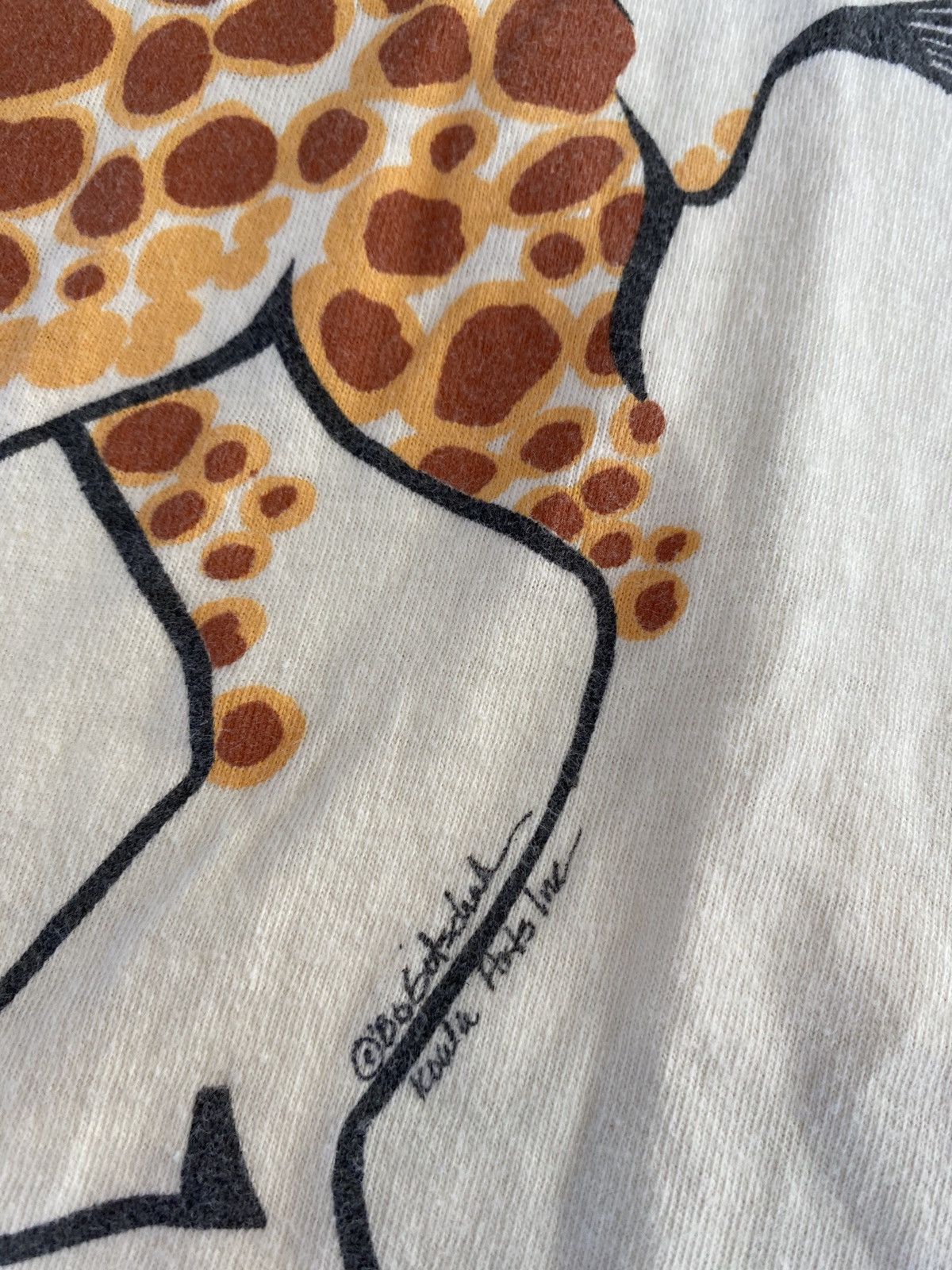 Hanes Vintage San Diego Zoo Giraffe Tshirt Hanes Art Size US M / EU 48-50 / 2 - 3 Thumbnail
