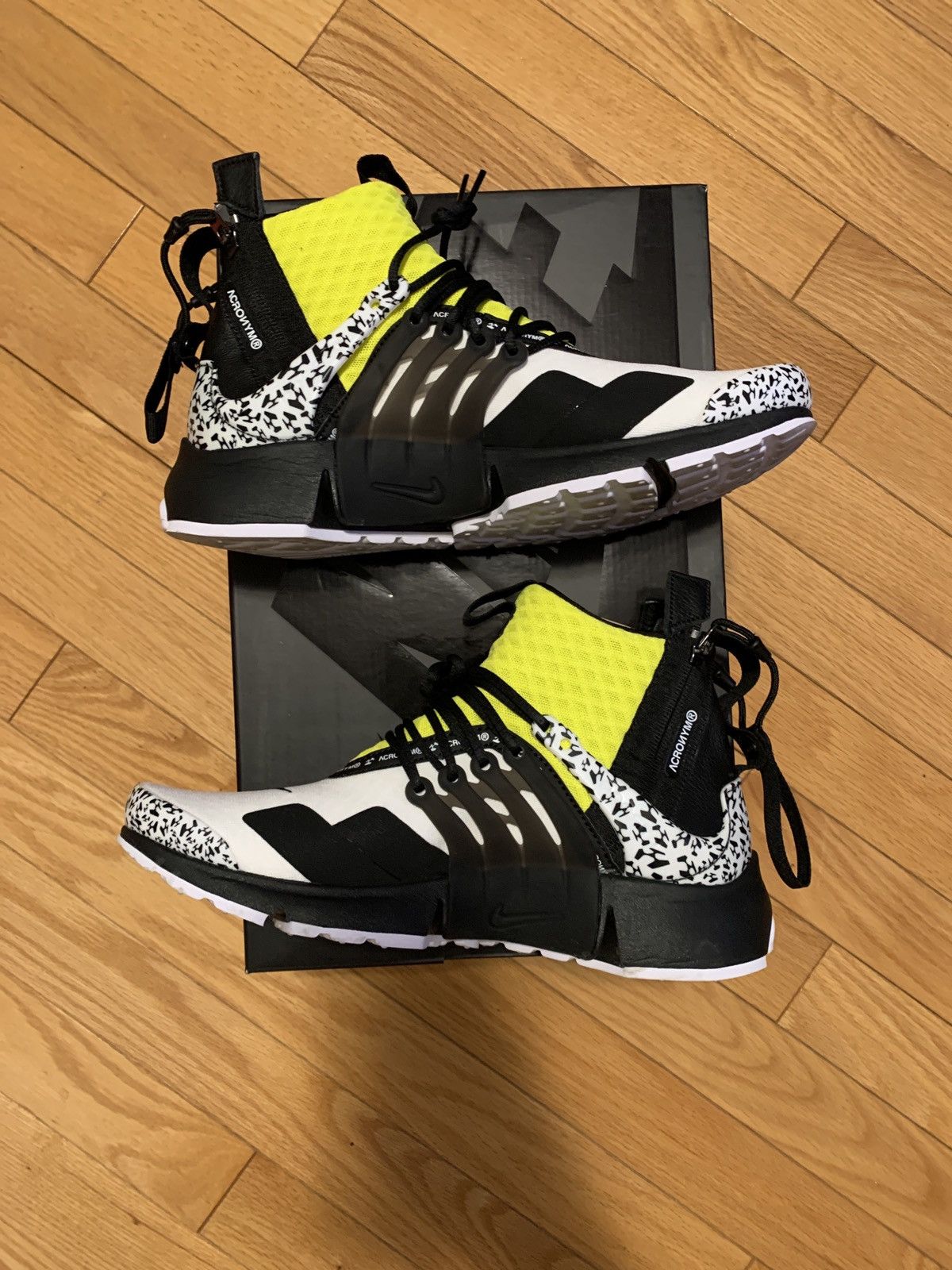 Acronym × Nike Acronym x Air Presto Mid Dynamic Yellow 2018 Size US 8 / EU 41 - 2 Thumbnail
