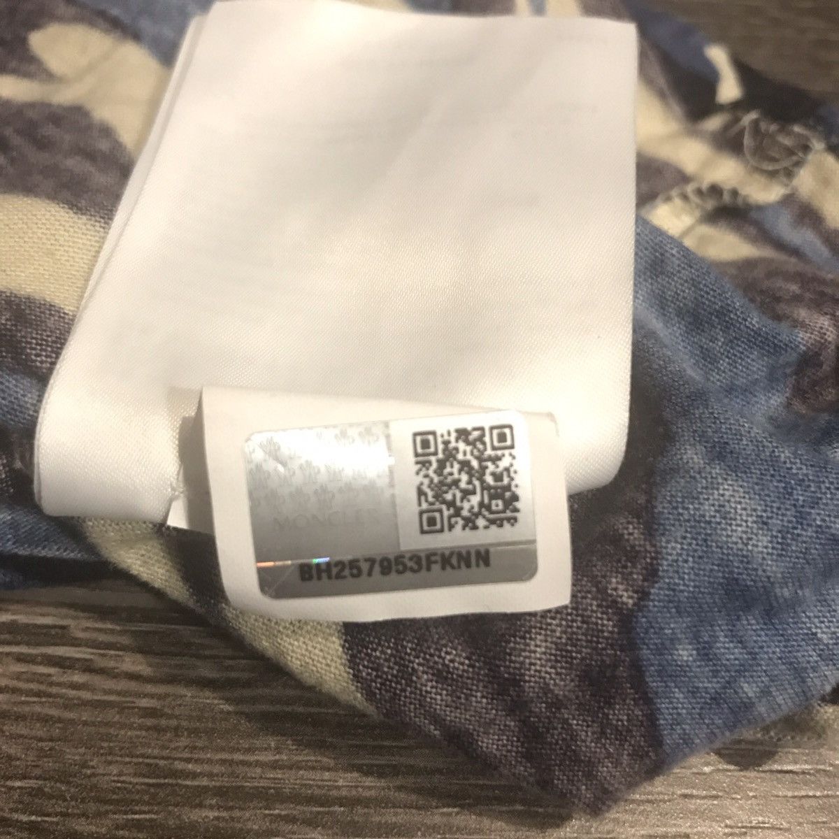 Moncler × Vintage Moncler Maglia Camo (Blue, White, Black) T-shirt Size US S / EU 44-46 / 1 - 5 Thumbnail