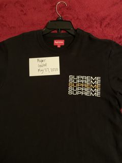 Supreme Stack Logo Tee | Grailed