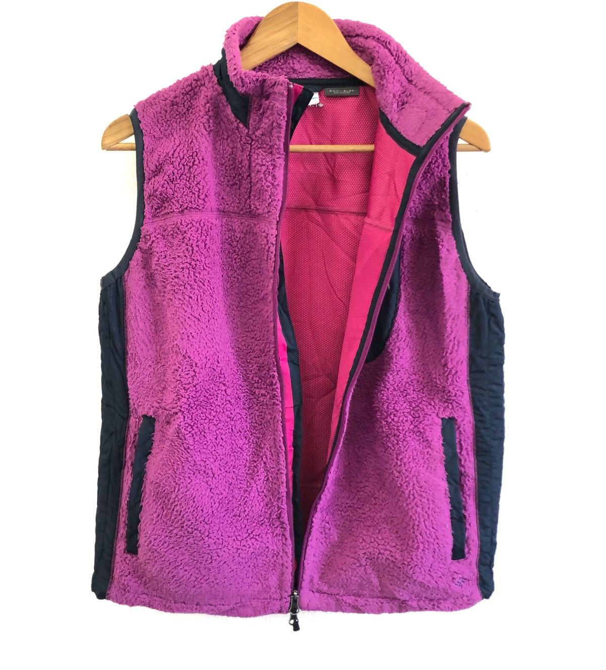 Columbia 🔥Columbia Rare Purple Fleece Vest Jacket Size US XL / EU 56 / 4 - 2 Thumbnail