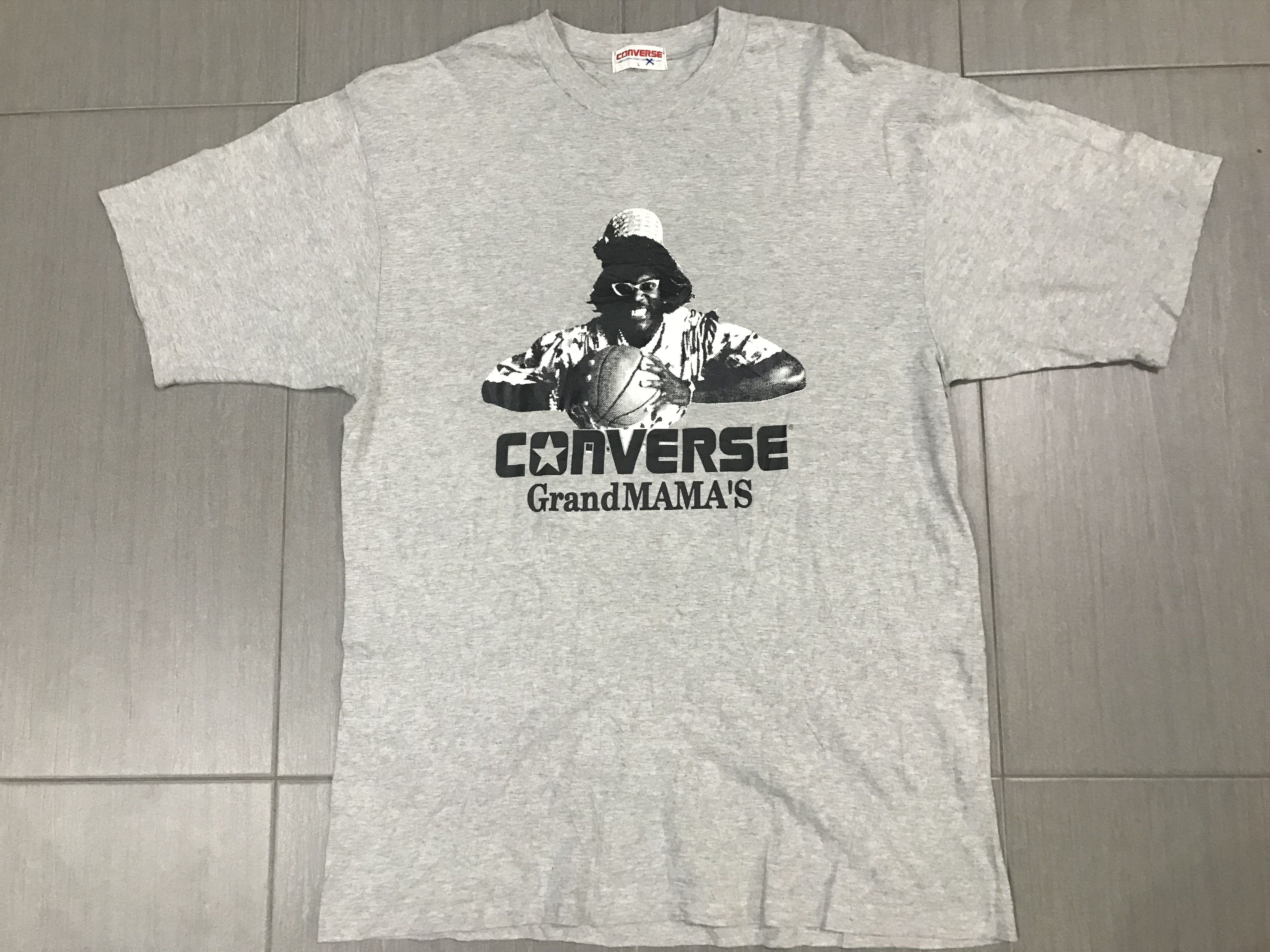 Converse VINTAGE 90's CONVERSE LARRY JOHNSON GRANDMAMA TSHIRT Size US L / EU 52-54 / 3 - 3 Thumbnail