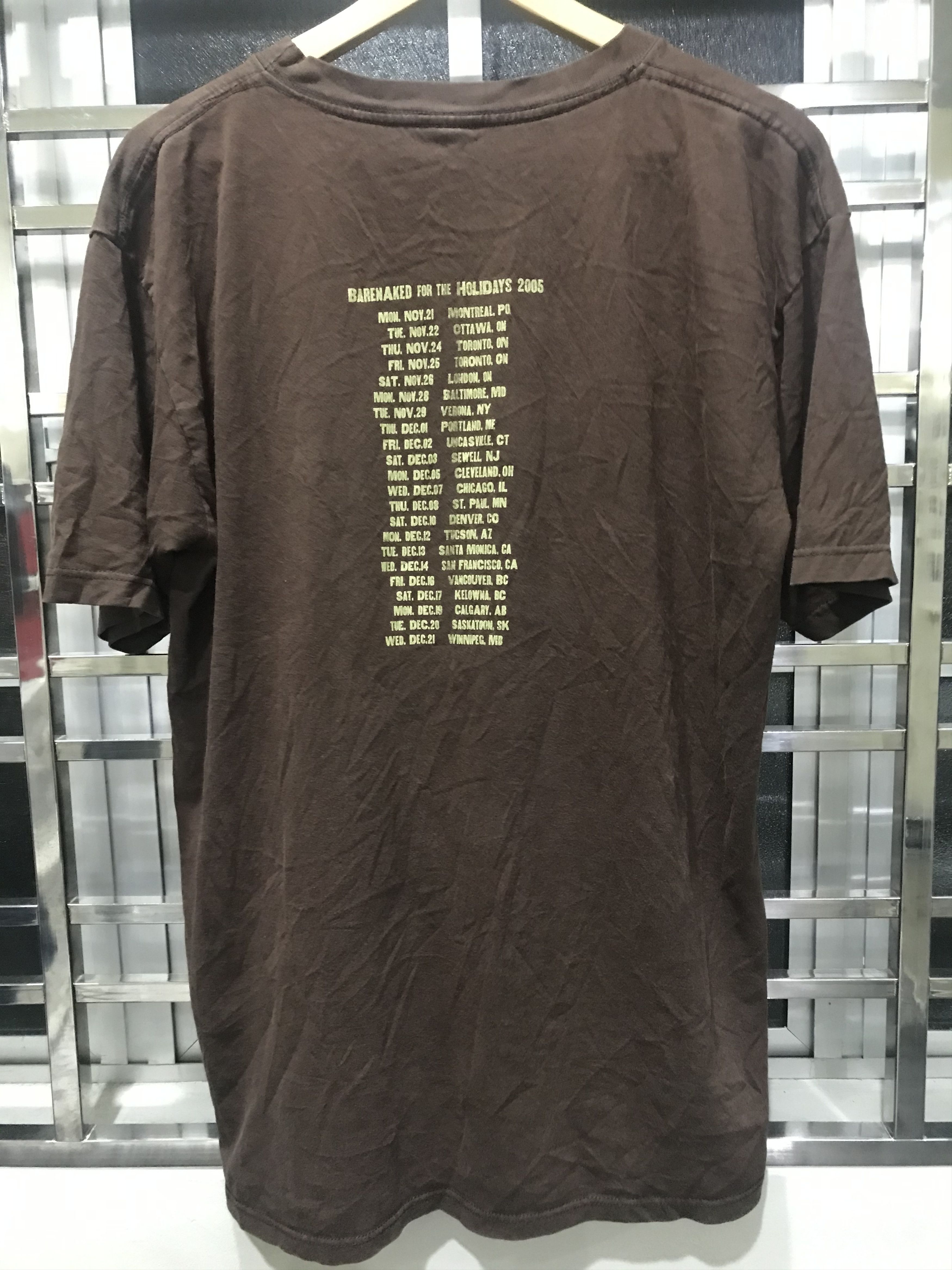 Band Tees BARENAKED LADIES FOR THE HOLIDAYS TOUR 2005 TSHIRT Size US L / EU 52-54 / 3 - 2 Thumbnail
