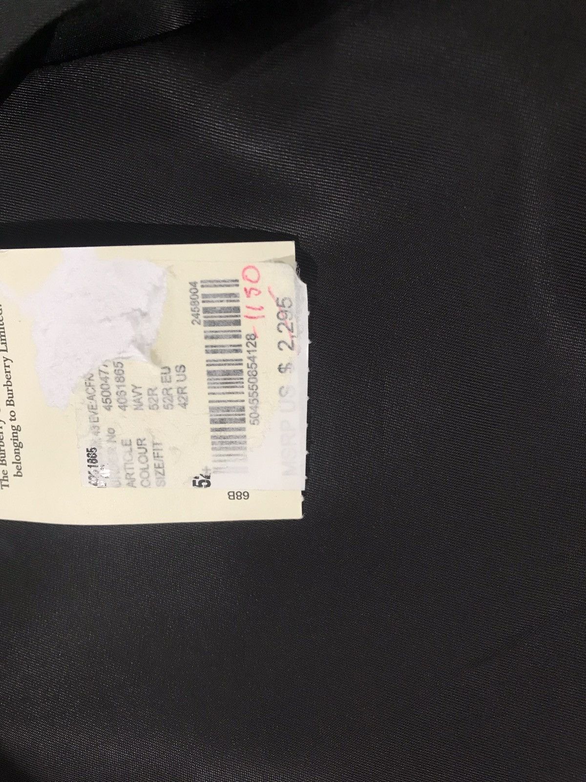 Burberry Burberry men’s jacquard textured blazer 52/42.$2495 Size 42R - 8 Thumbnail