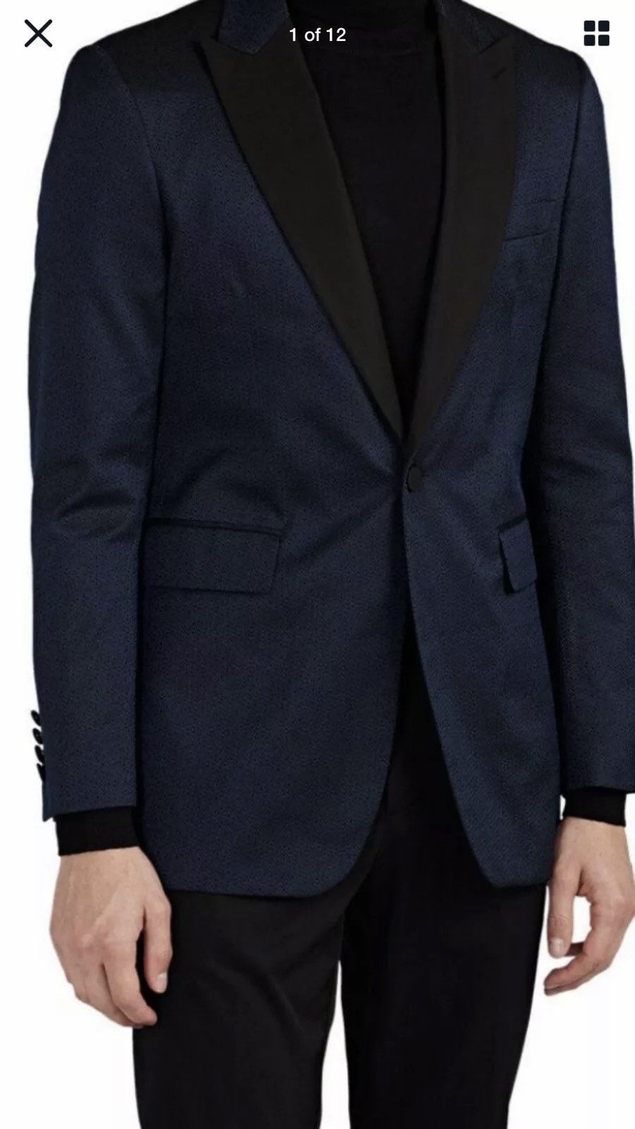Burberry Burberry men’s jacquard textured blazer 52/42.$2495 Size 42R - 1 Thumbnail