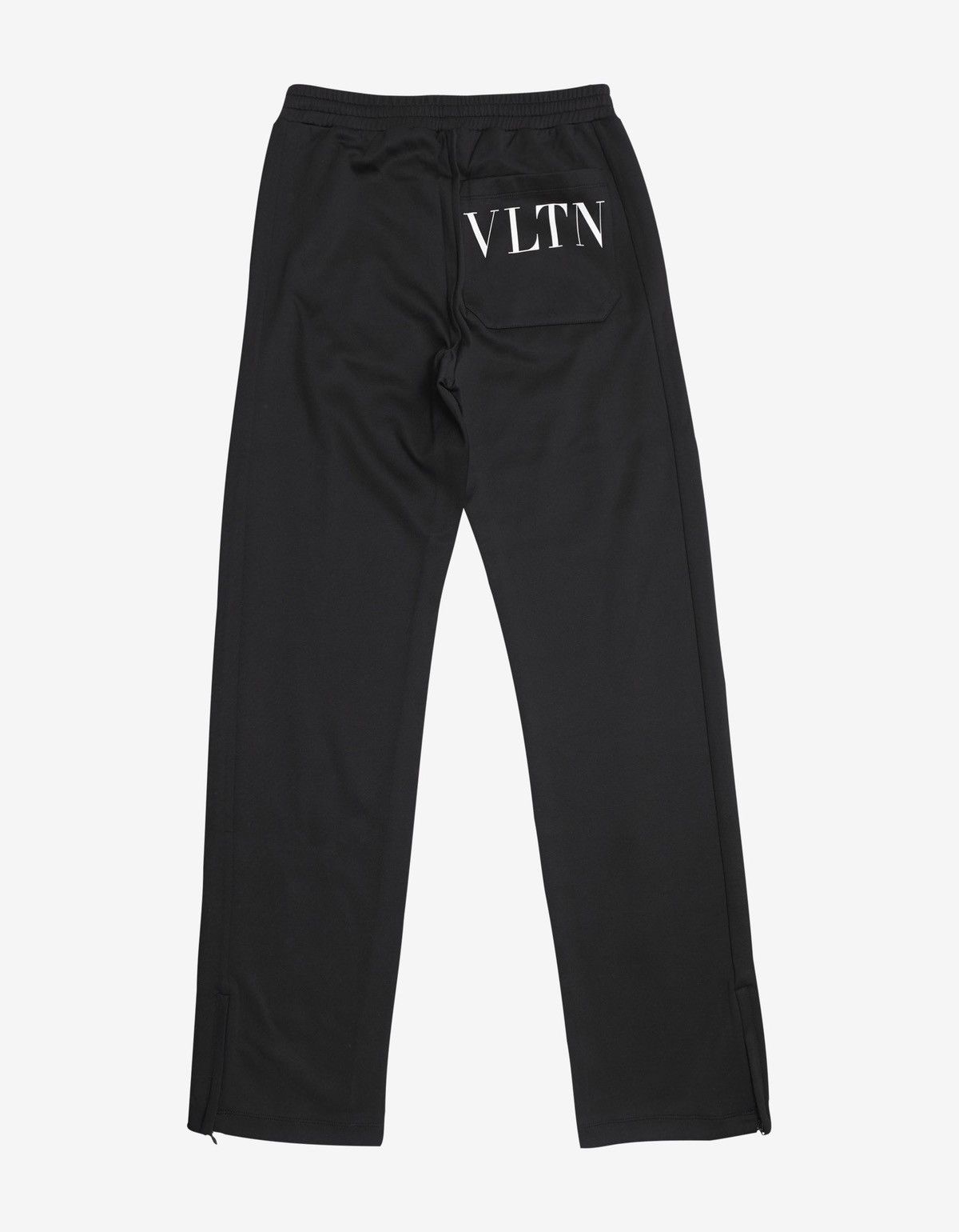 Valentino Black Nylon Blend VLTN Sweat Pants Size L Size US 34 / EU 50 - 2 Thumbnail