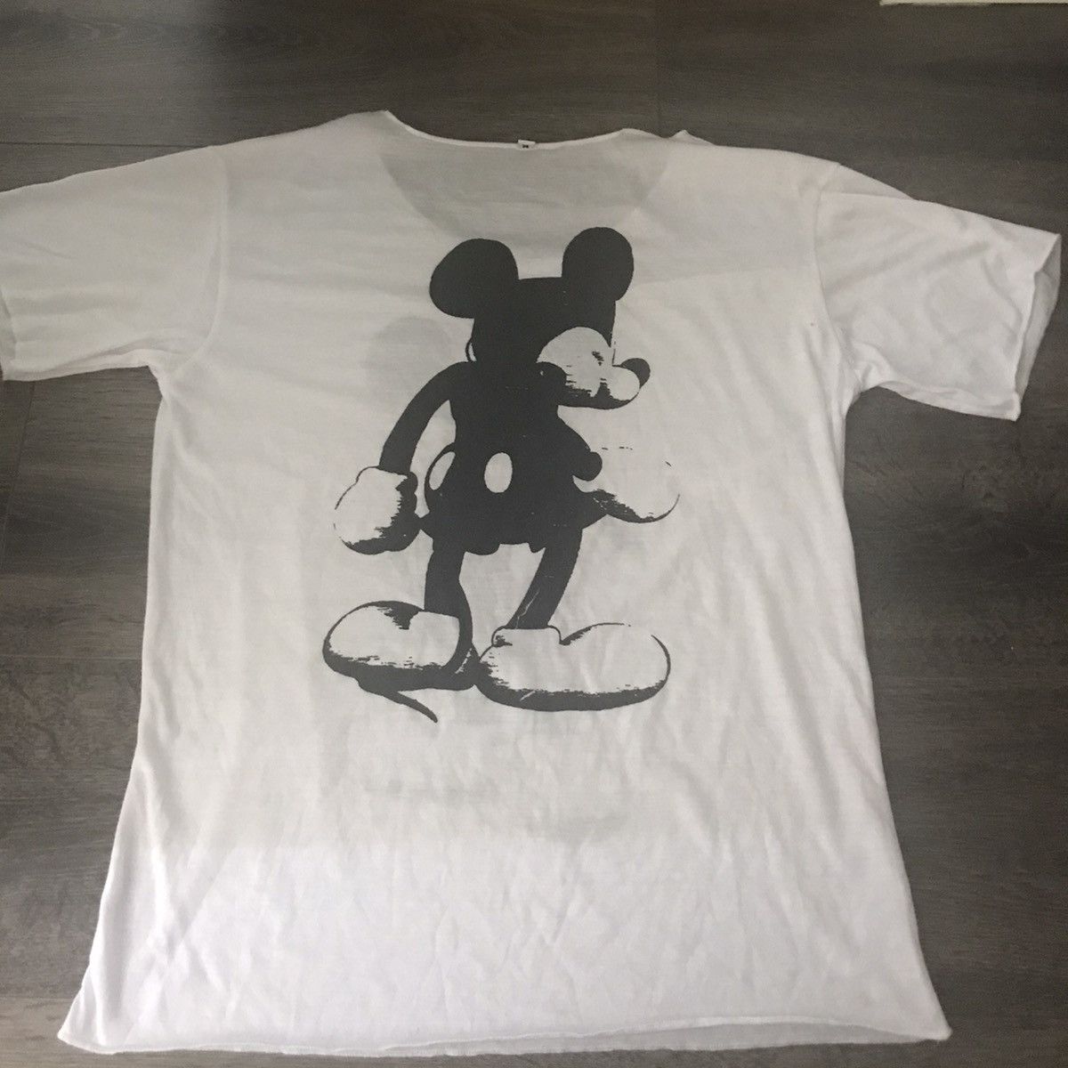 Disney × Mickey Mouse × Vintage White Mad Mickey Mouse Graphic T-Shirt Size US M / EU 48-50 / 2 - 3 Thumbnail